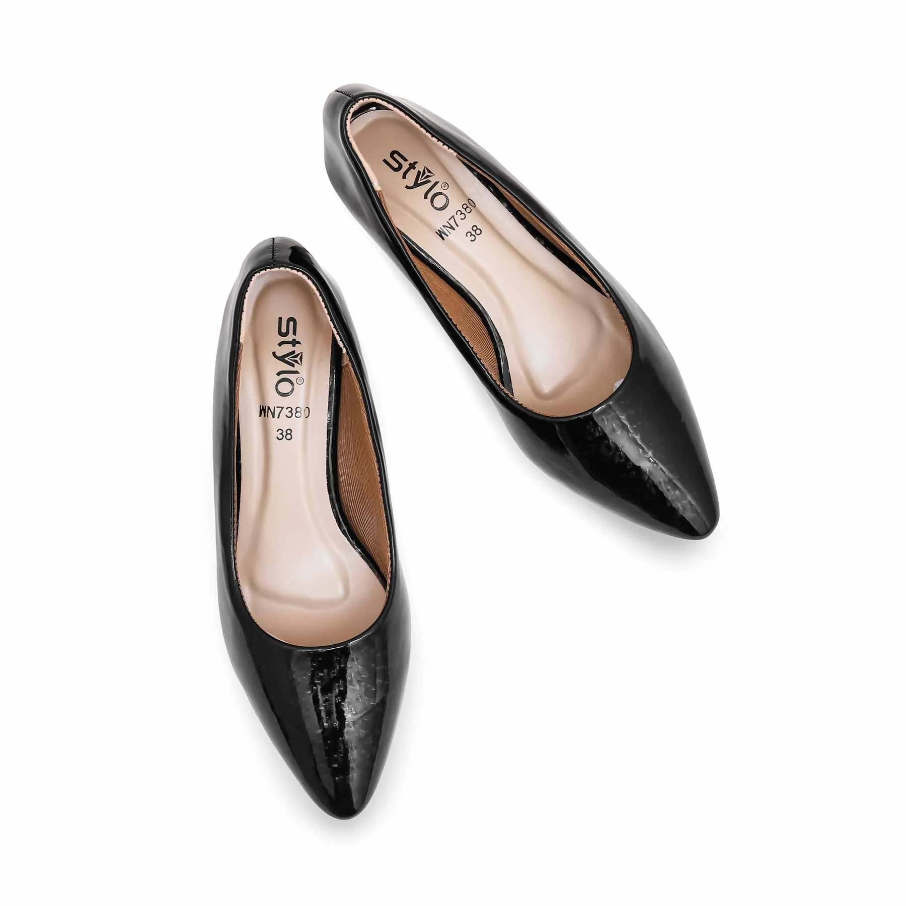Black Court Shoes WN7380 - Image 4