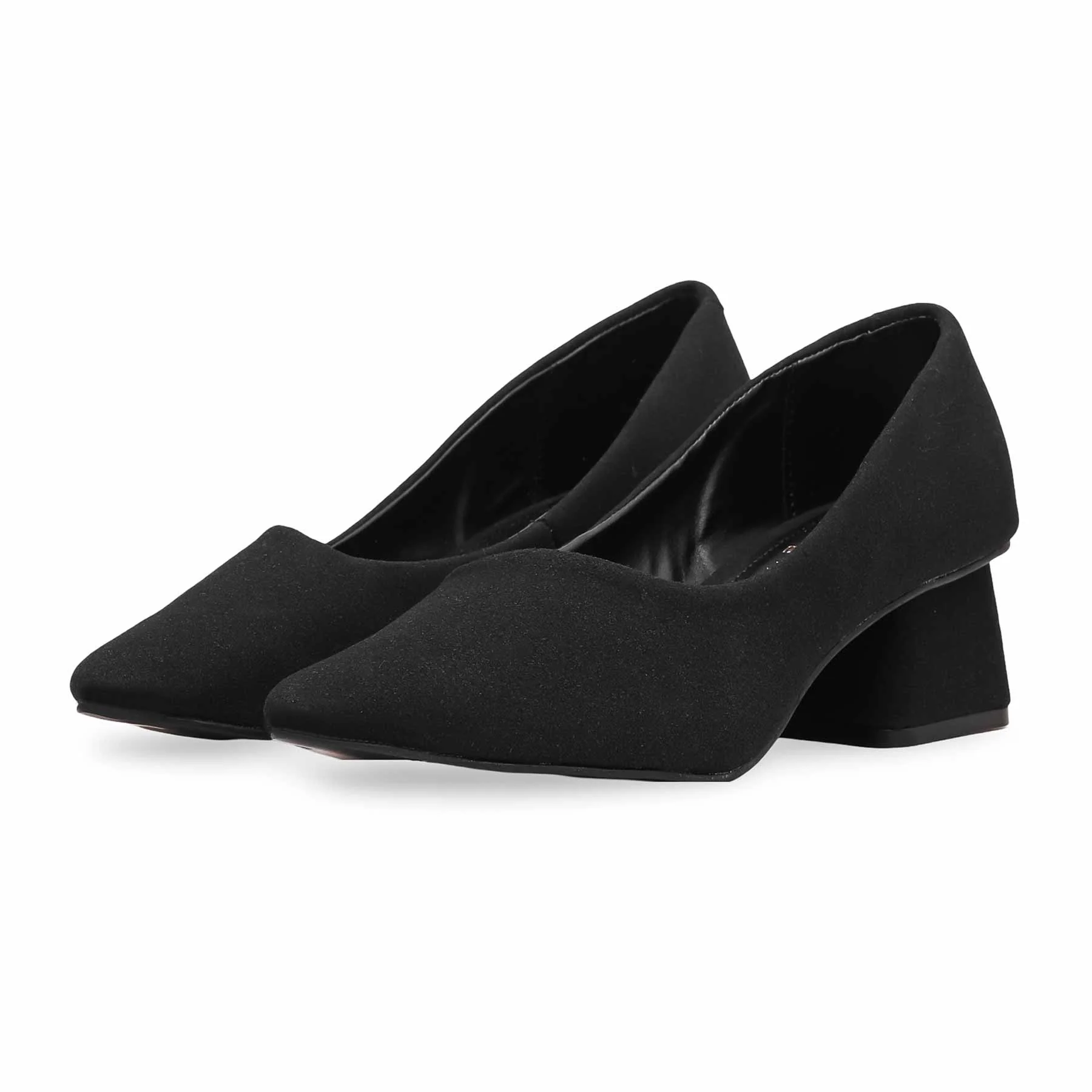 Black Court Shoes WN7403 - Image 2