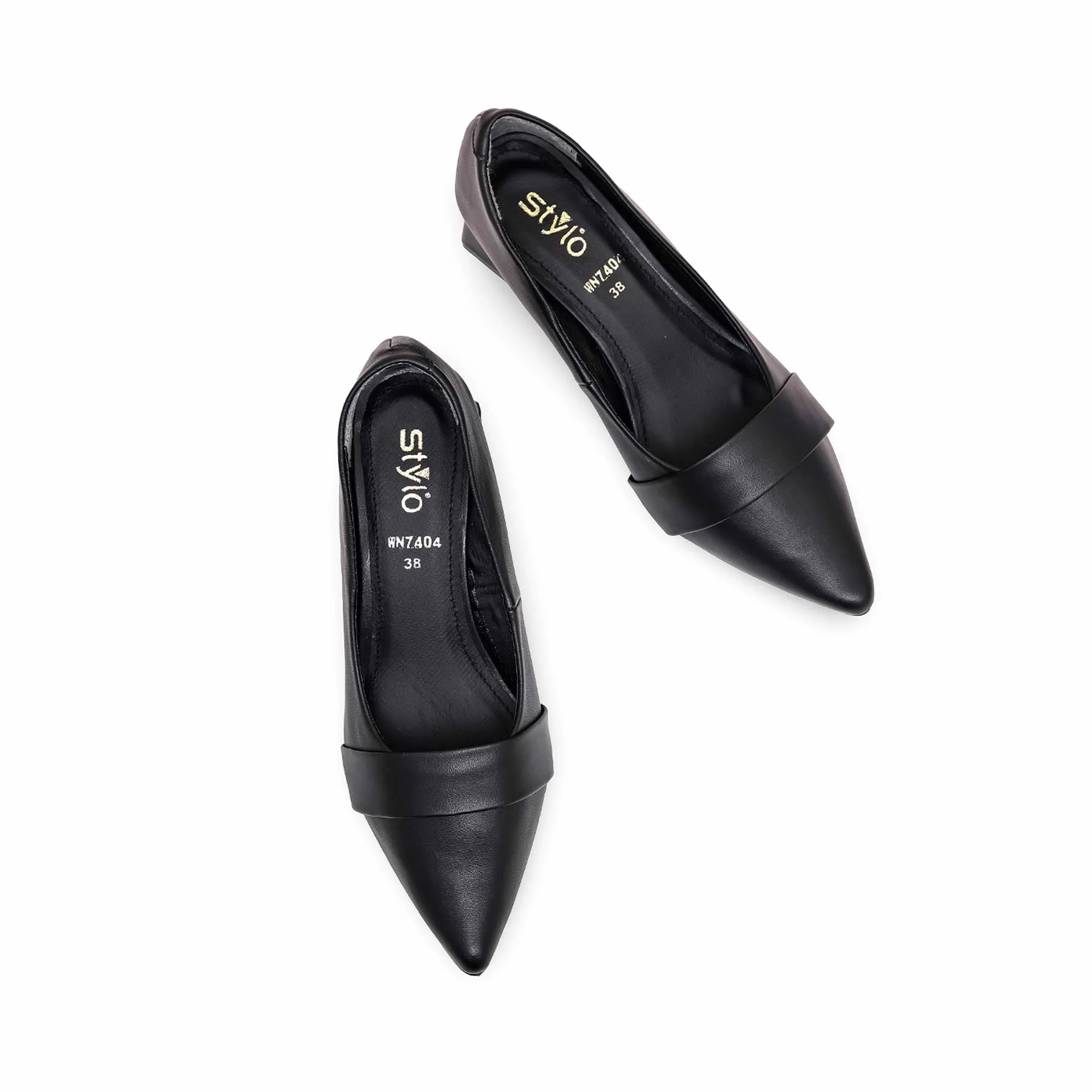 Black Court Shoes WN7404 - Image 4