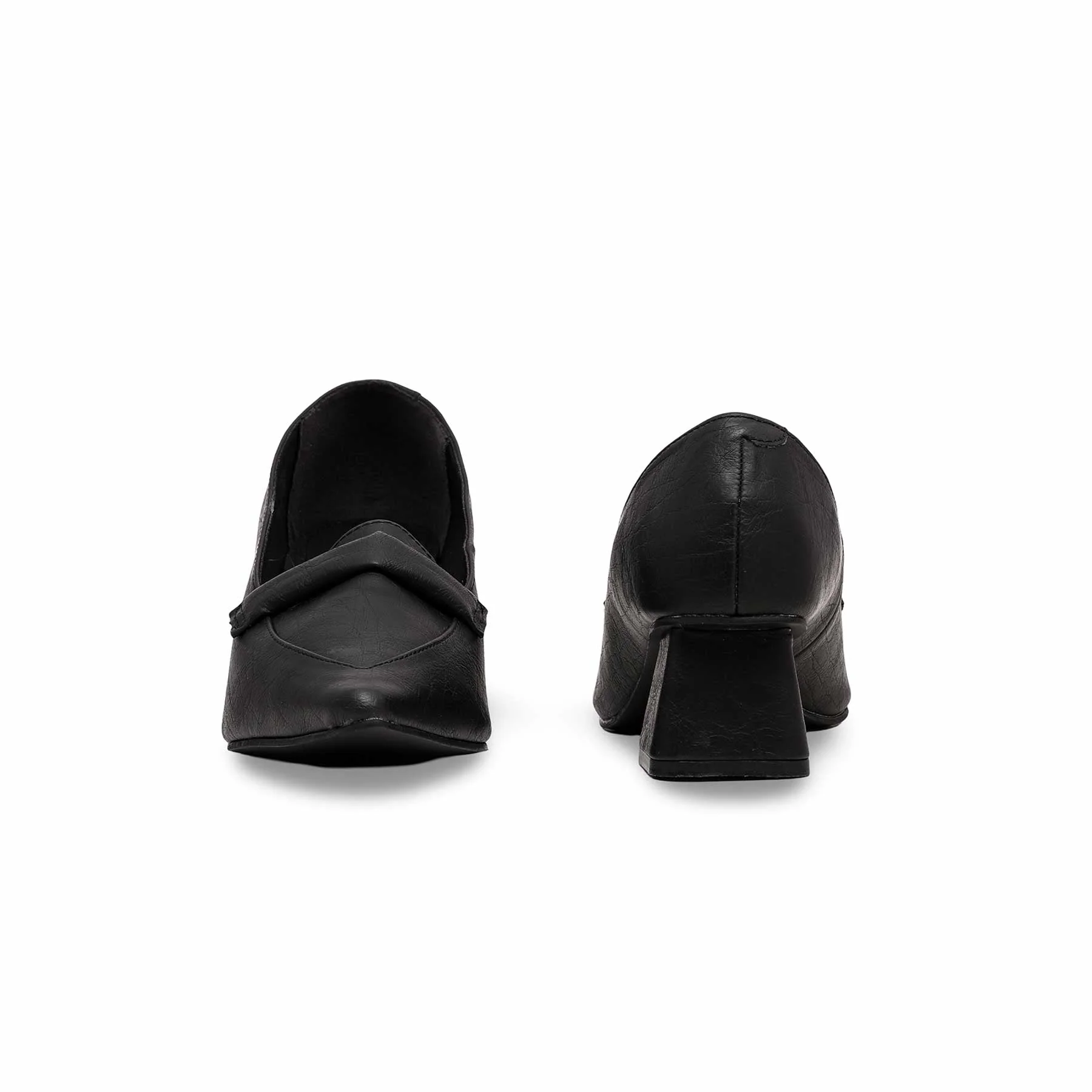 Black Court Shoes WN7405 - Image 3