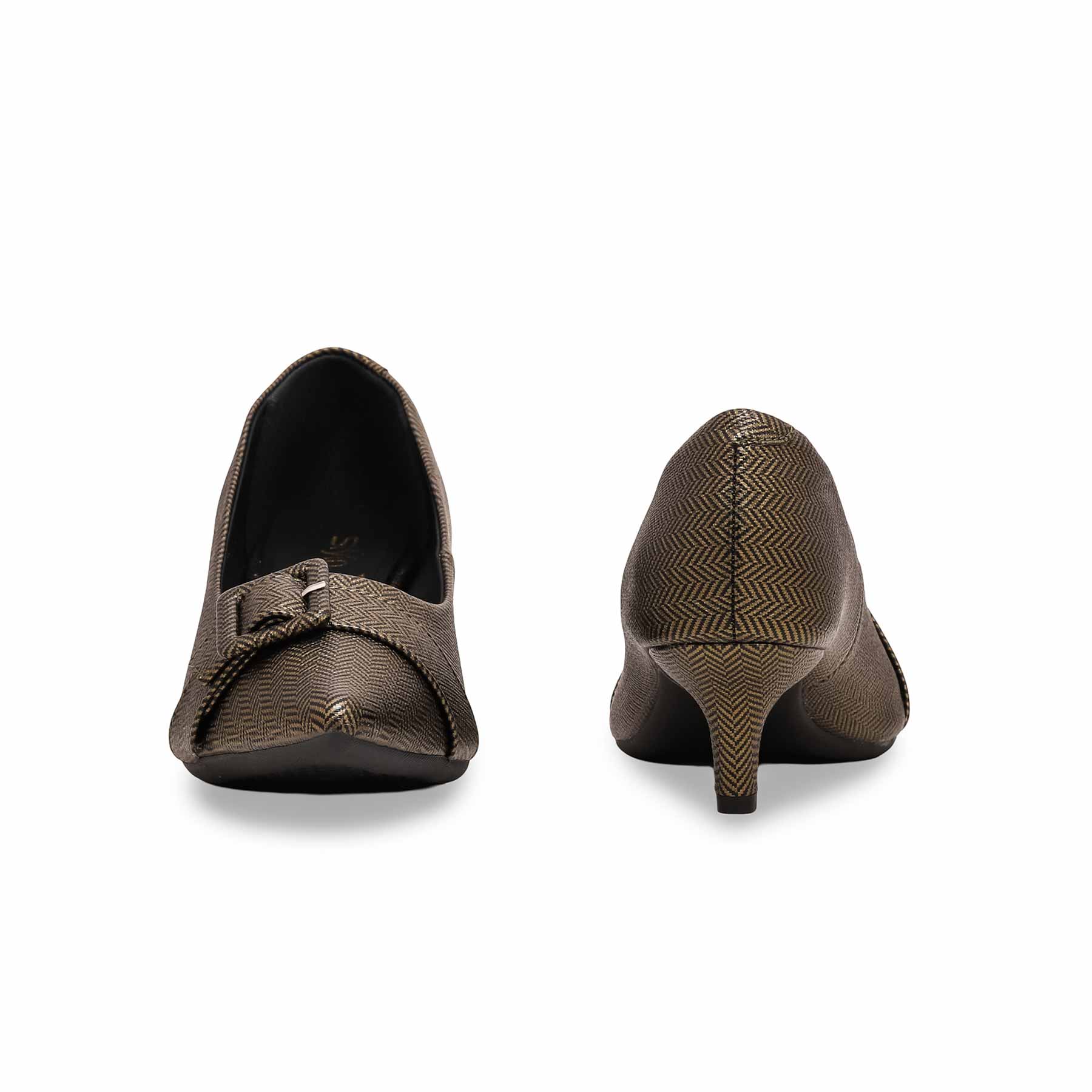 Black Court Shoes WN7414 - Image 3