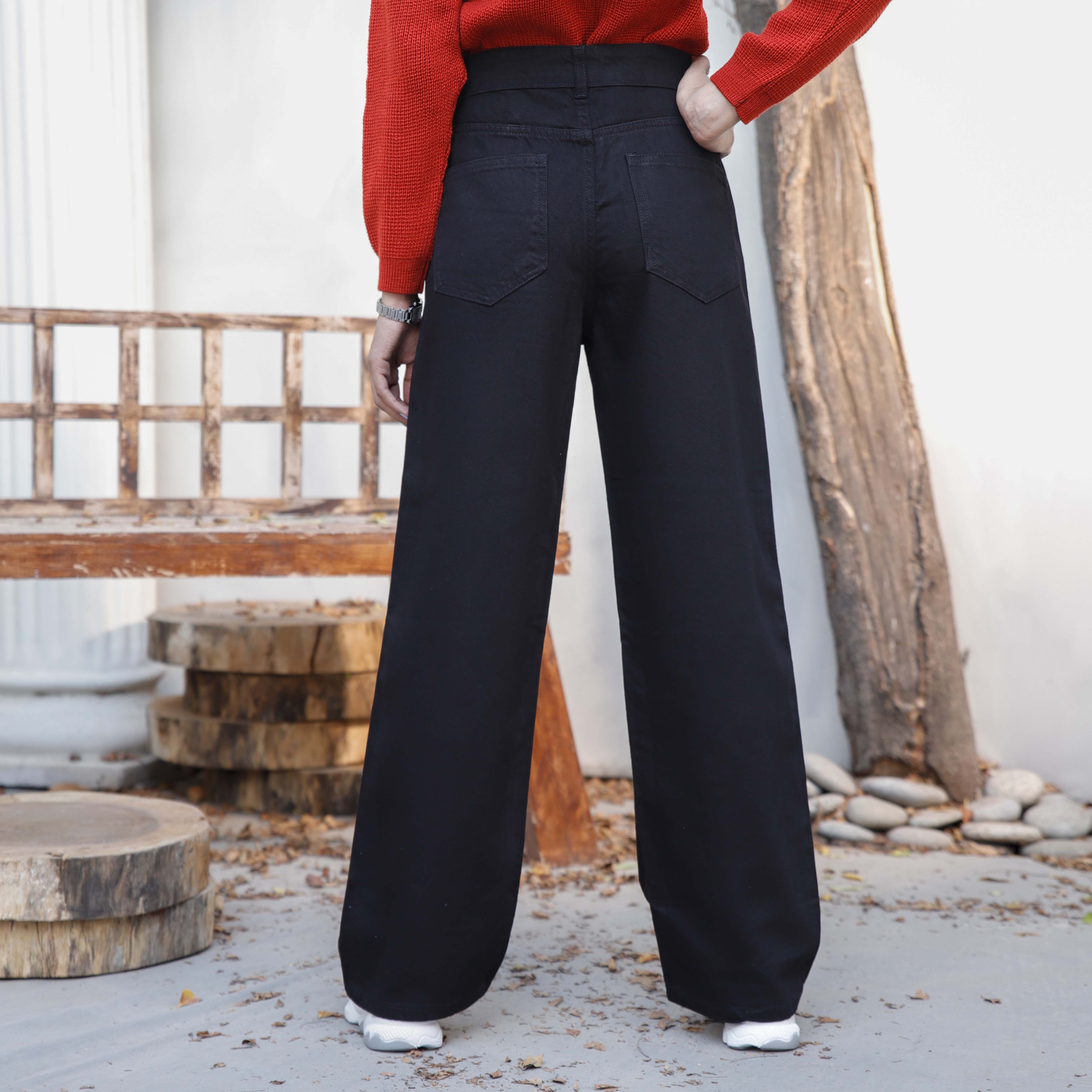 Black Denim pant PS4595 - Image 3