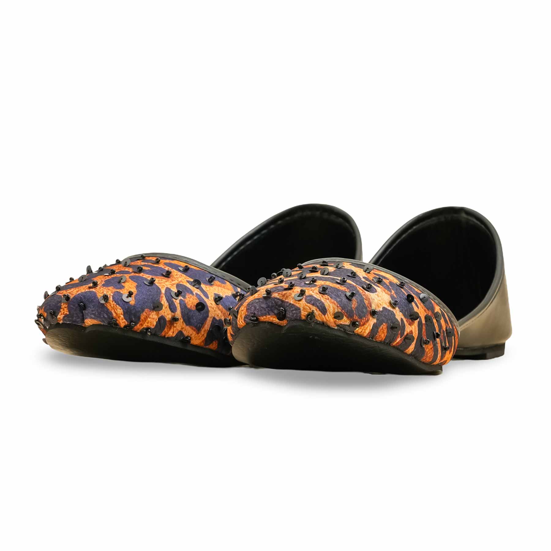 Black Ethnic Khussa For Ladies EC8597 - Image 3
