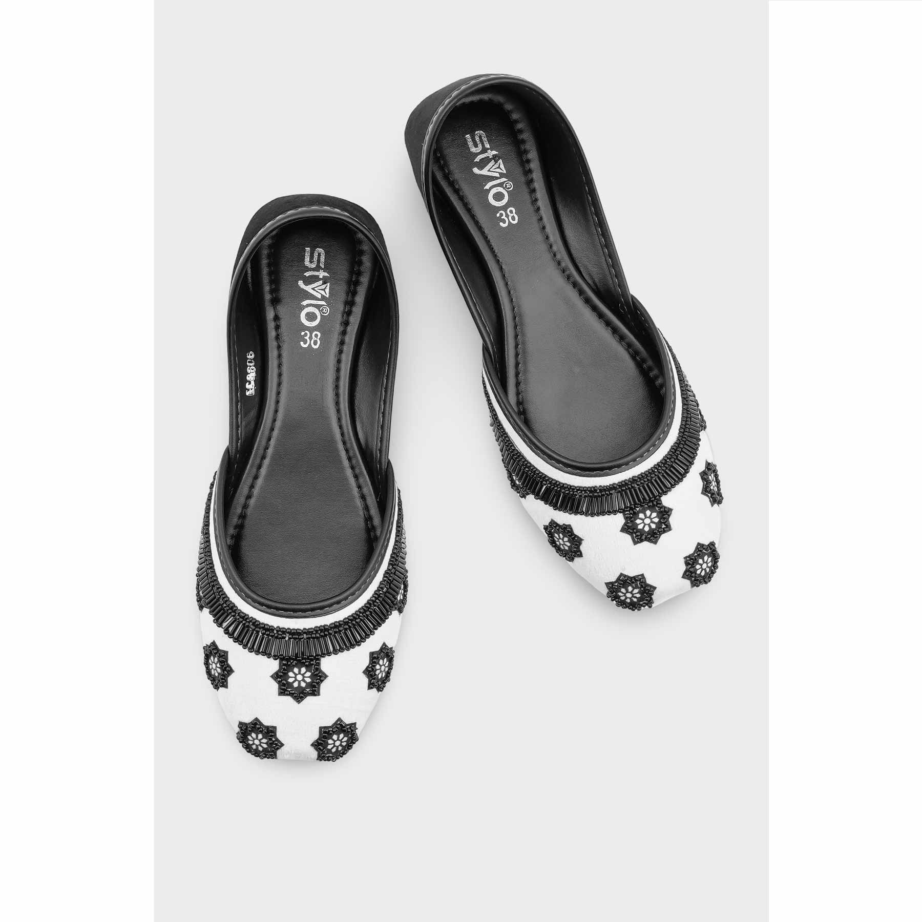 Black Ethnic Khussa EC8606 - Image 6