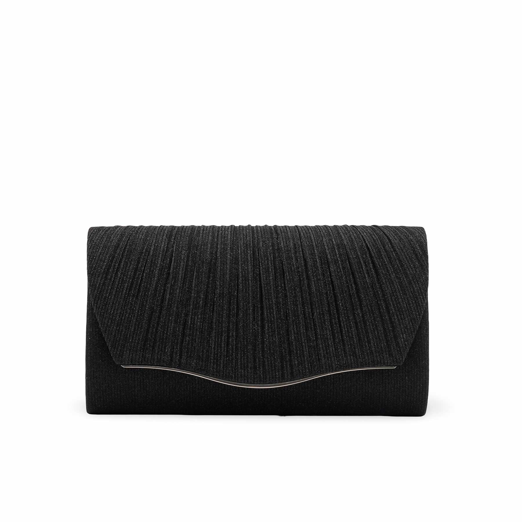 Black Fancy Clutch For Women P24427 - Image 2
