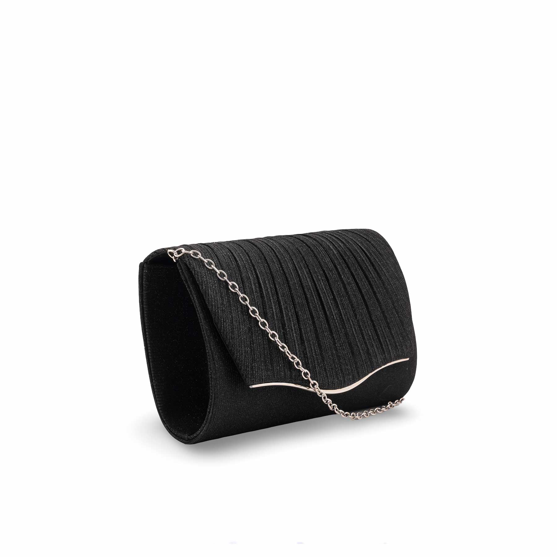 Black Fancy Clutch For Women P24427 - Image 3