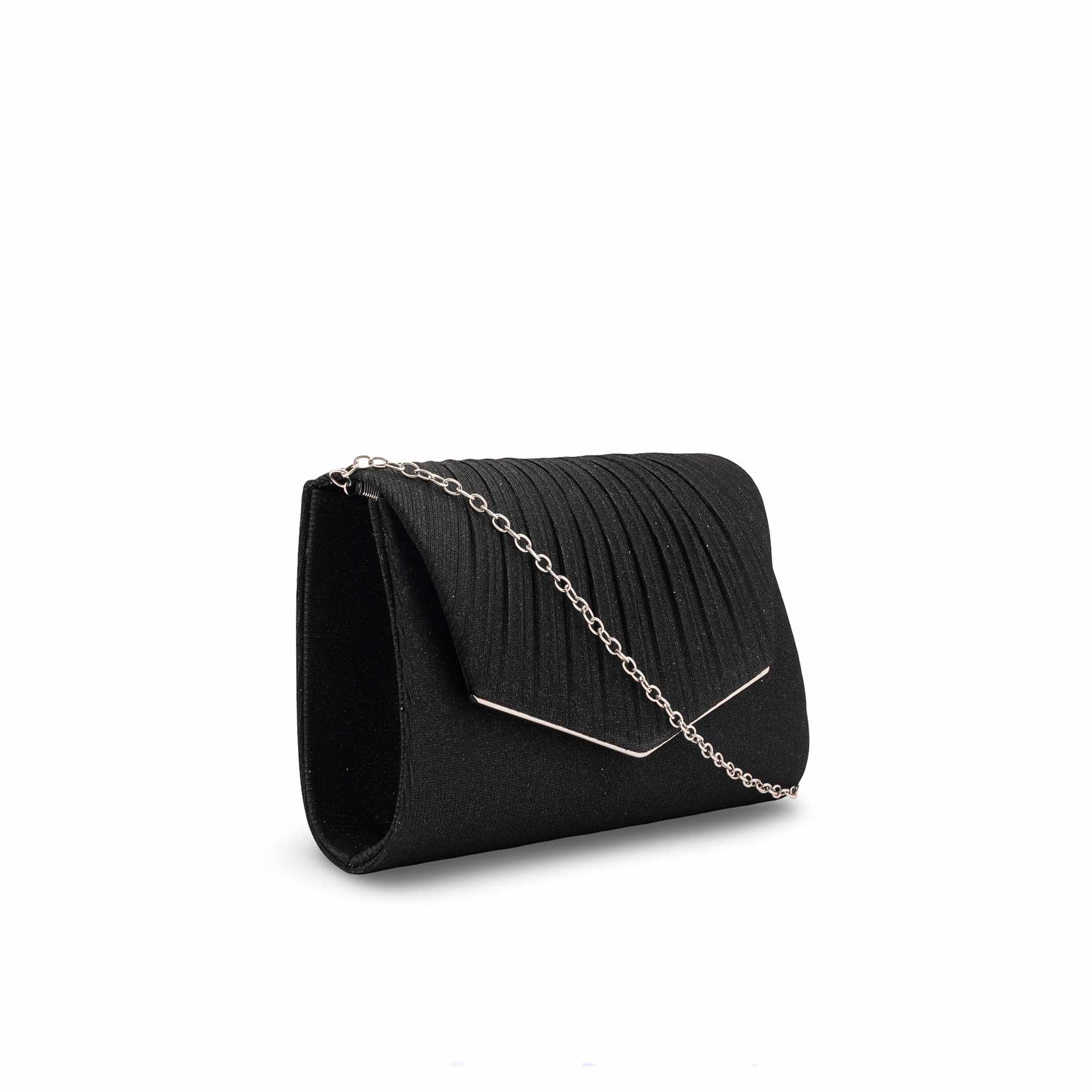 Black Fancy Clutch For Women P24430 - Image 3