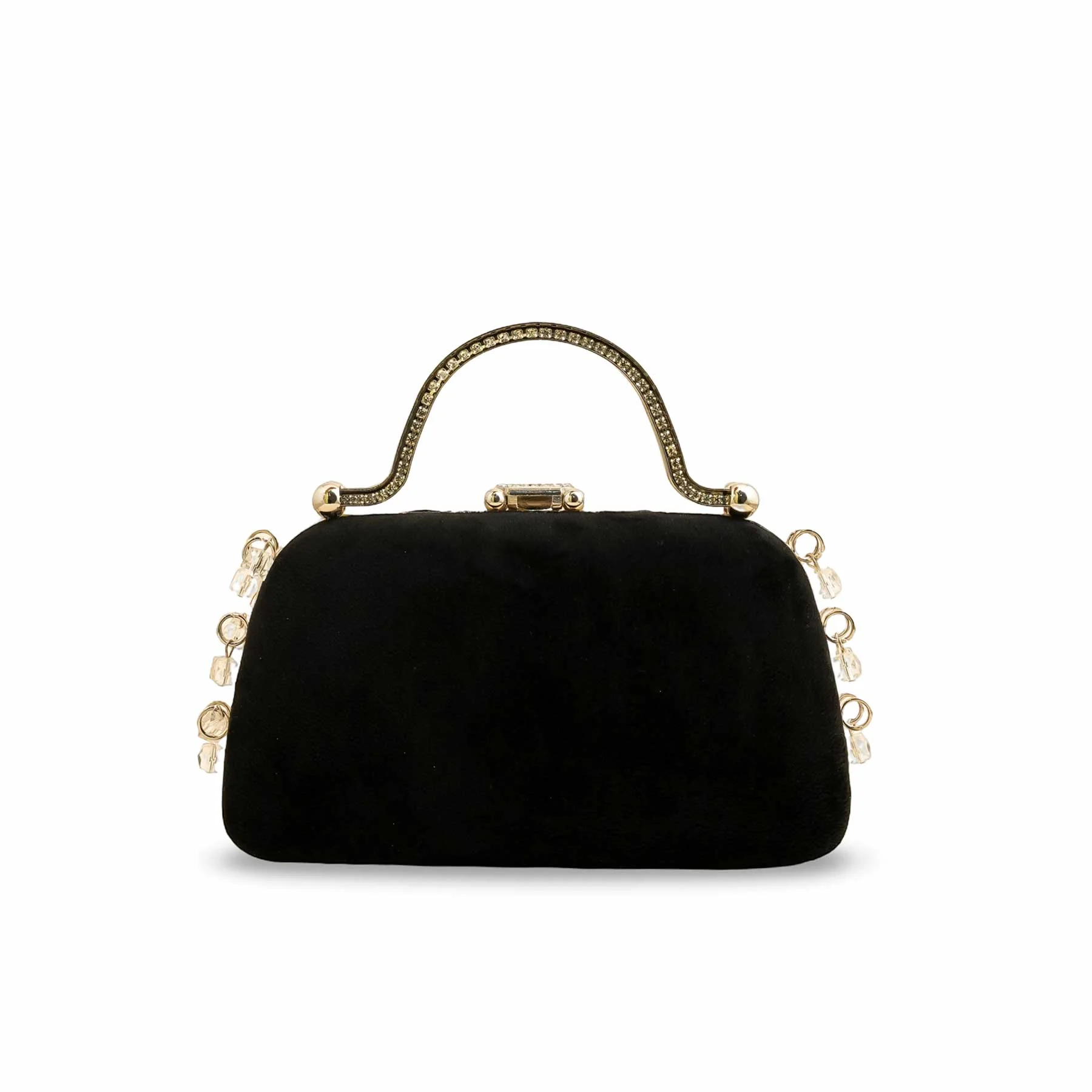 Black Fancy Clutch P15400 - Image 4