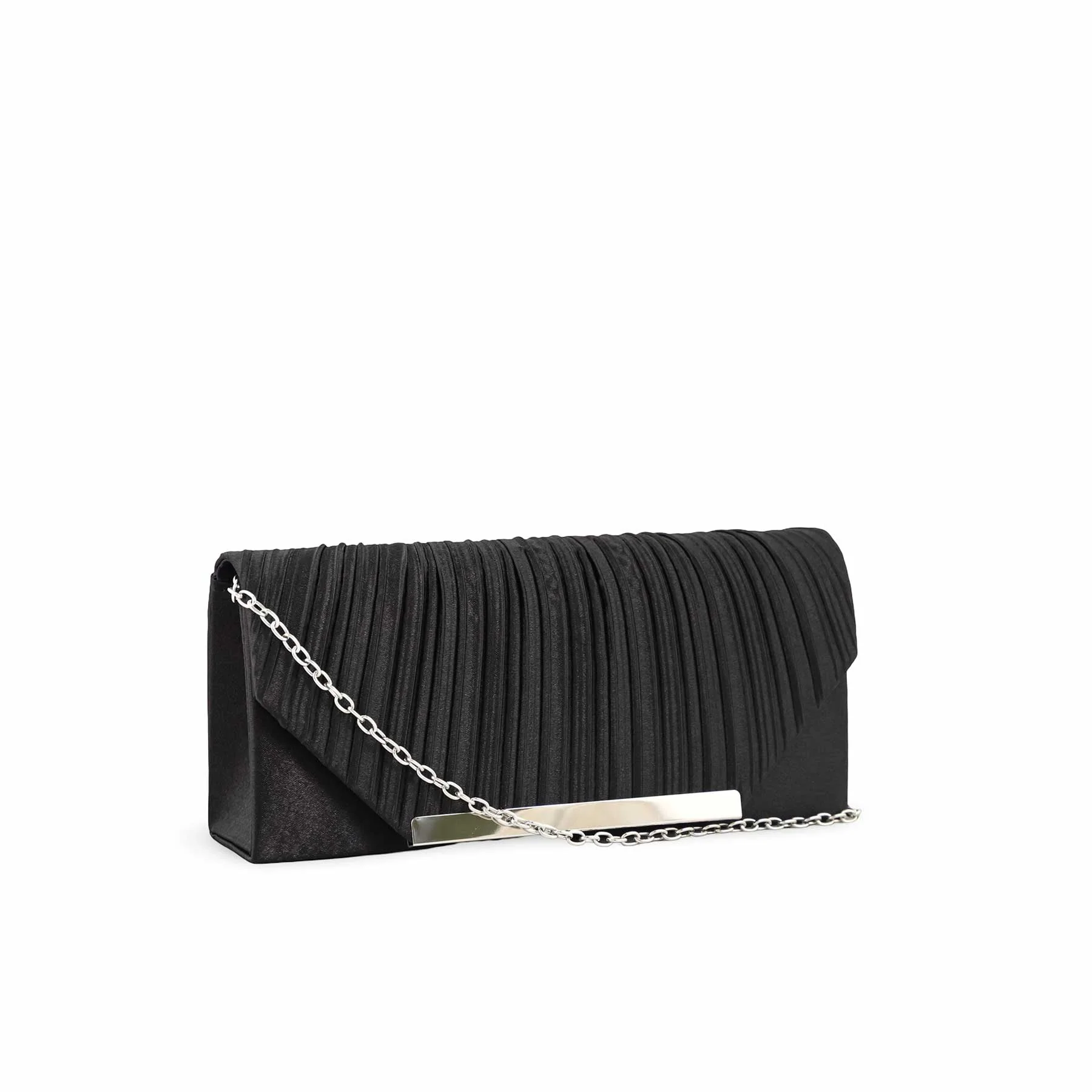 Black Fancy Clutch P24151 - Image 2