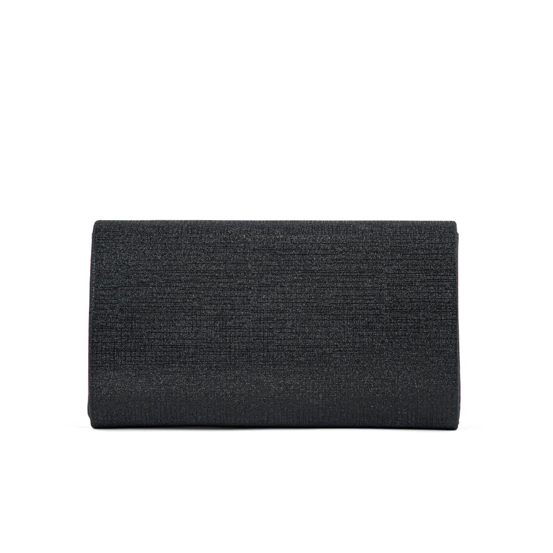 Black Fancy Clutch P24171 - Image 4