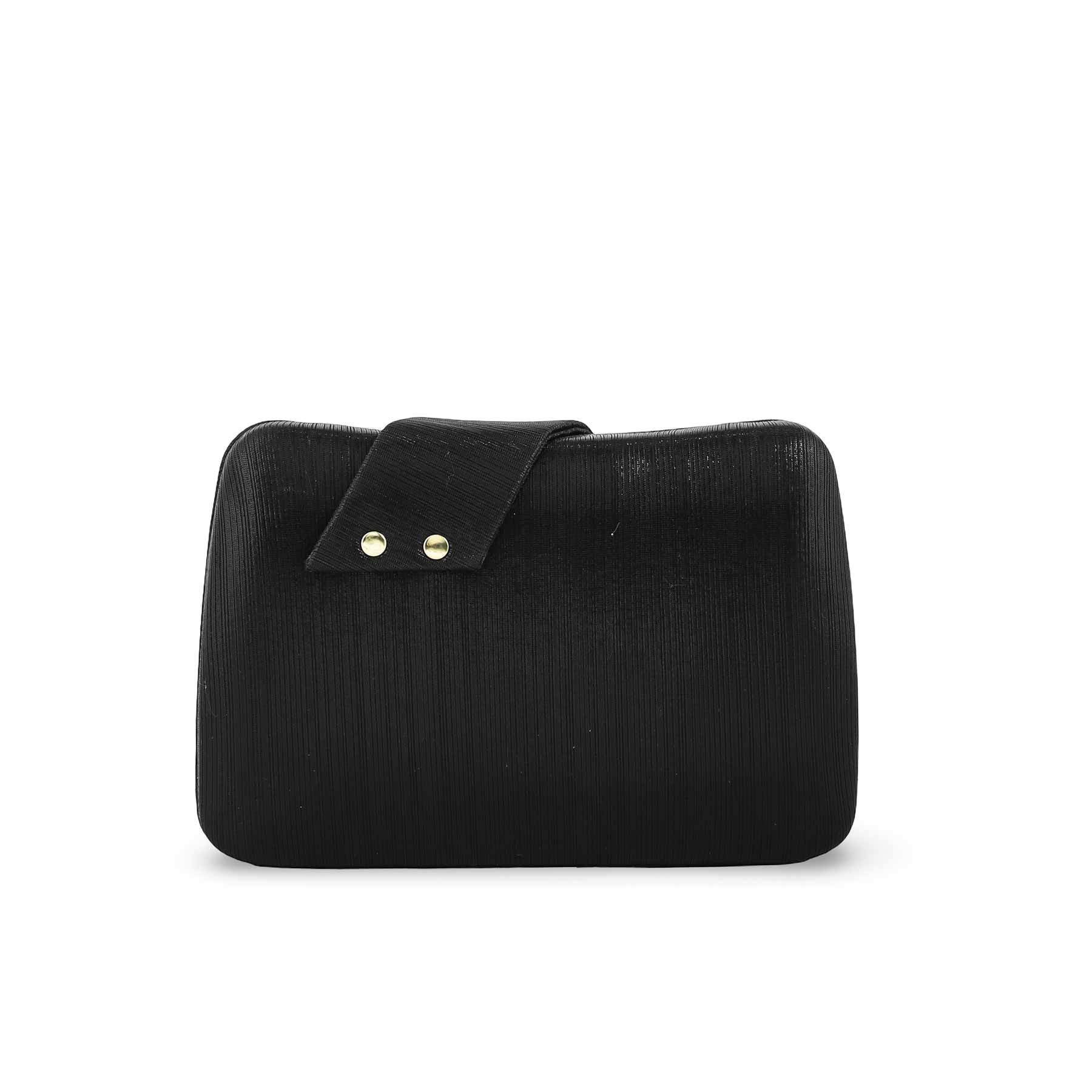 Black Fancy Clutch P24390 - Image 4