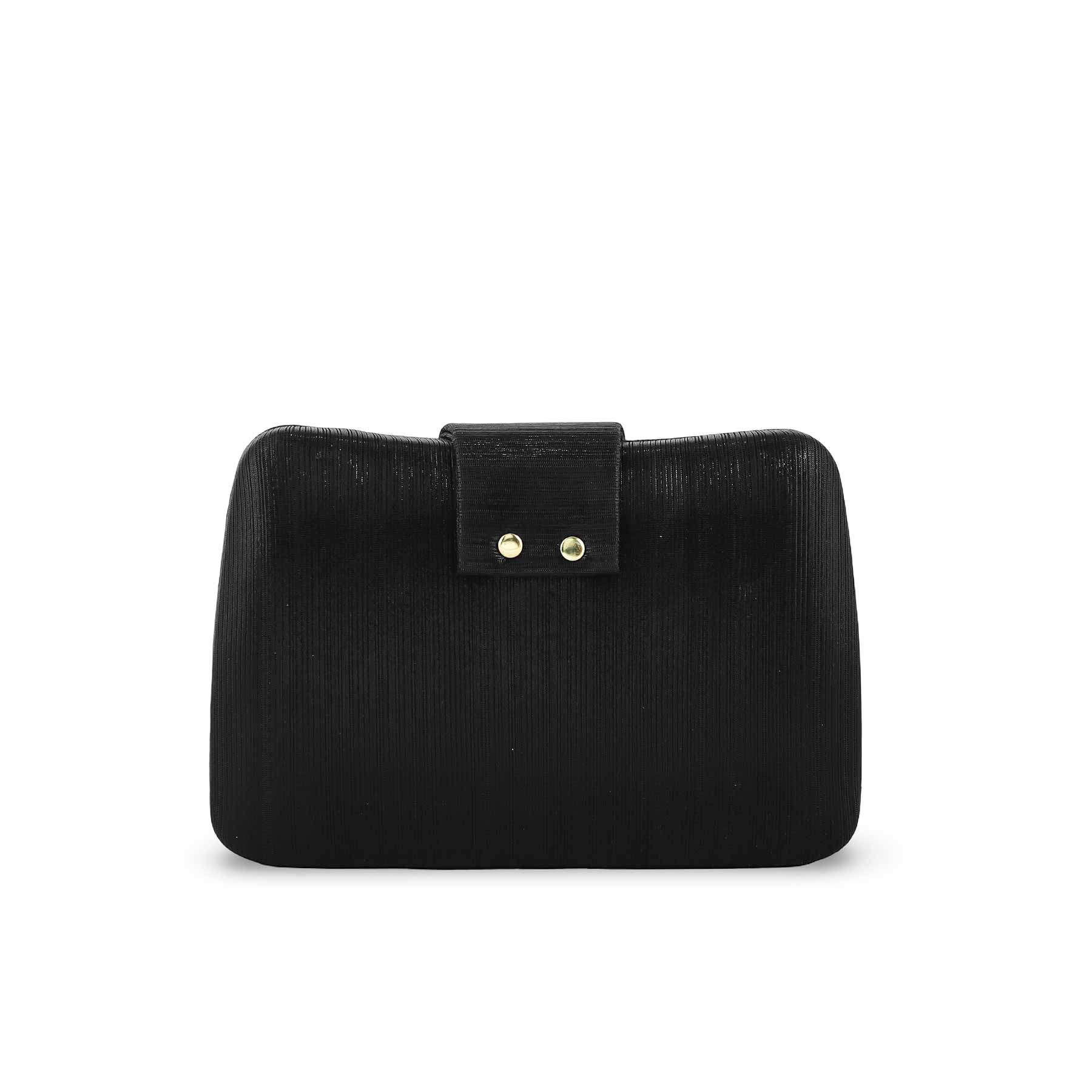 Black Fancy Clutch P24391 - Image 4