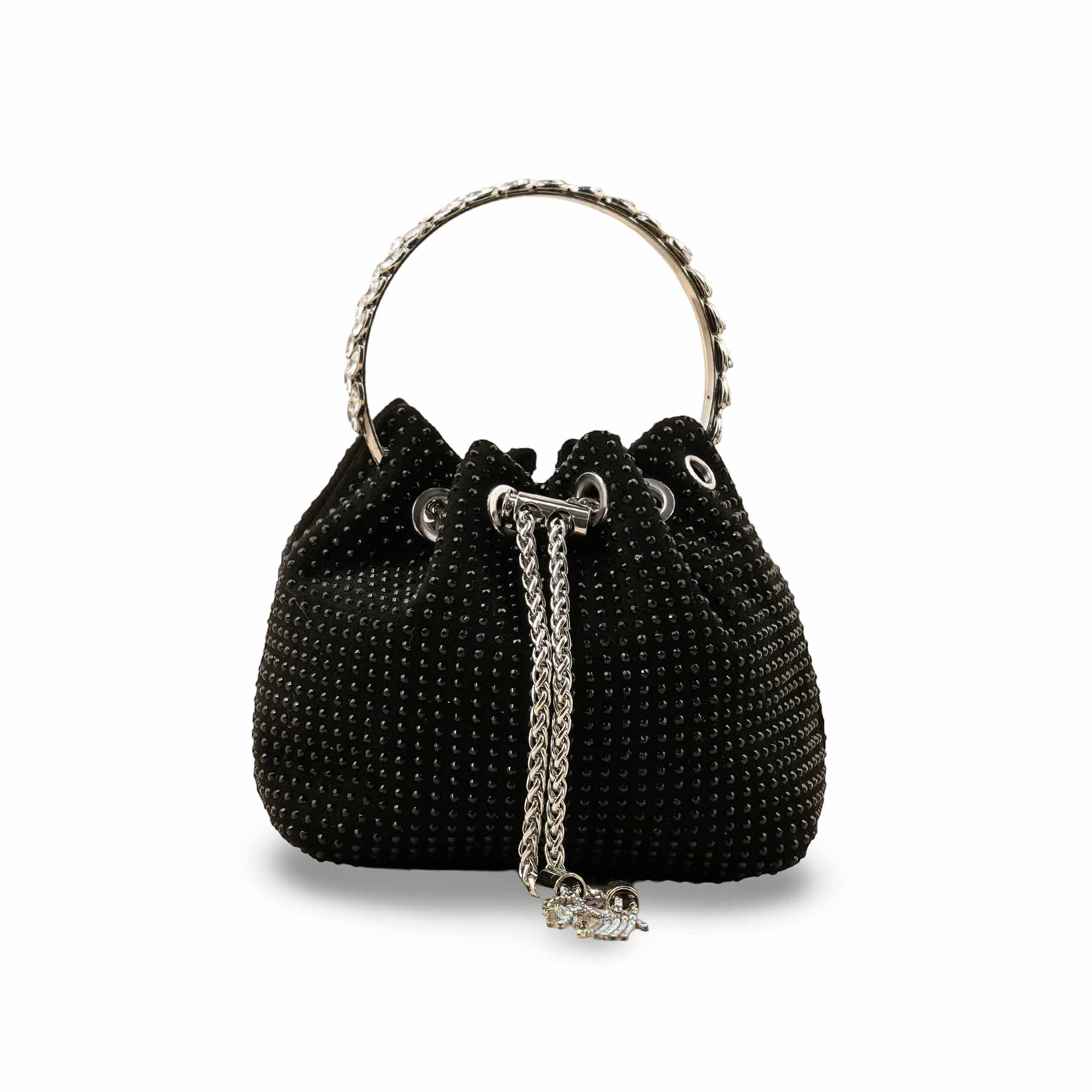 Black Fancy Clutch P36323 - Image 2
