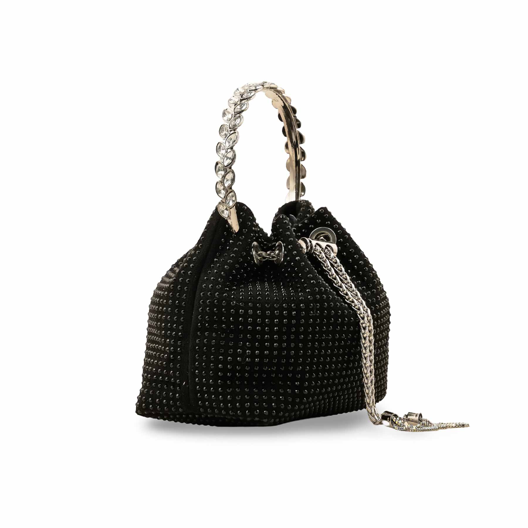 Black Fancy Clutch P36323 - Image 3