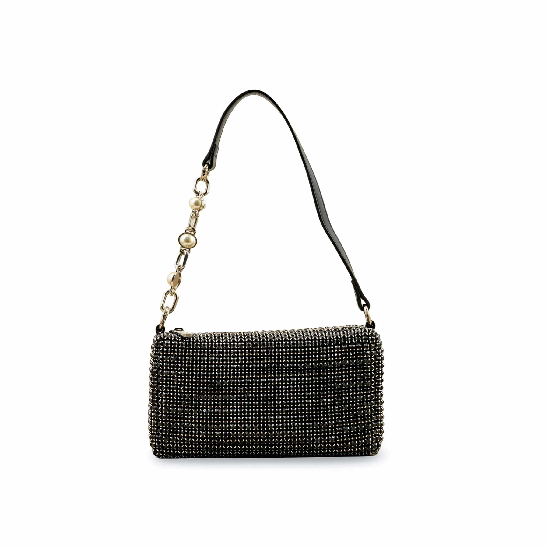 Black Fancy Clutch P36328 - Image 2