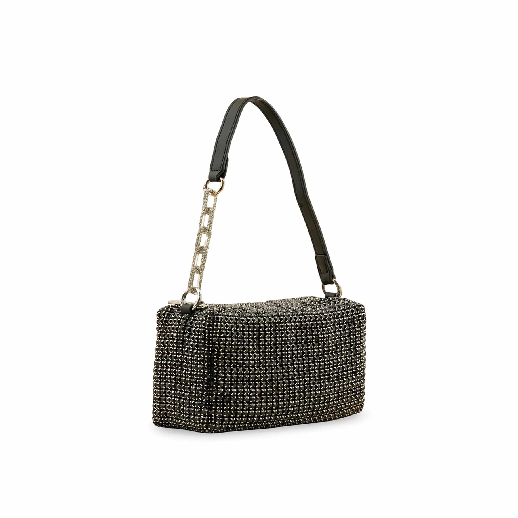 Black Fancy Clutch P36332 - Image 3