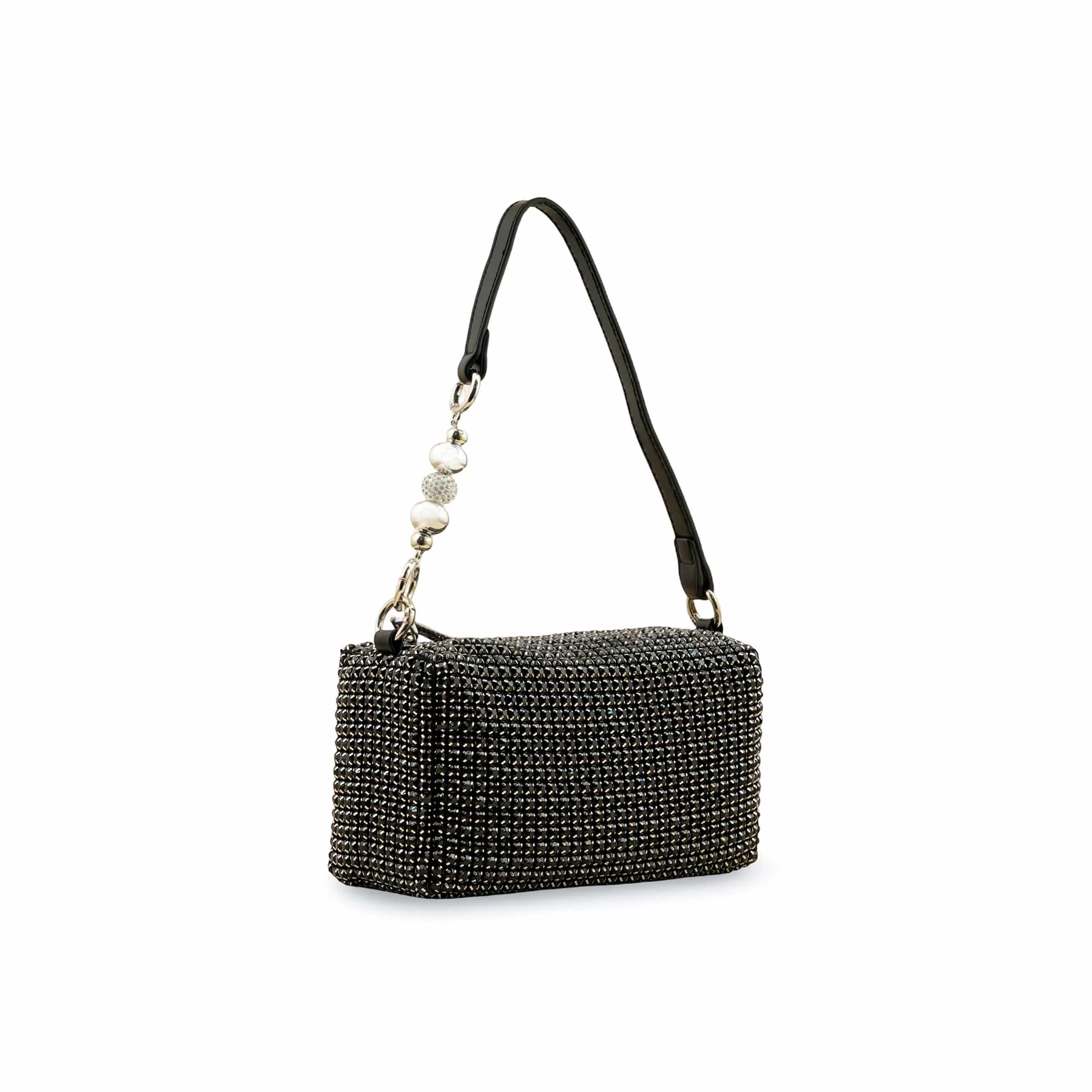 Black Fancy Clutch P36333 - Image 3