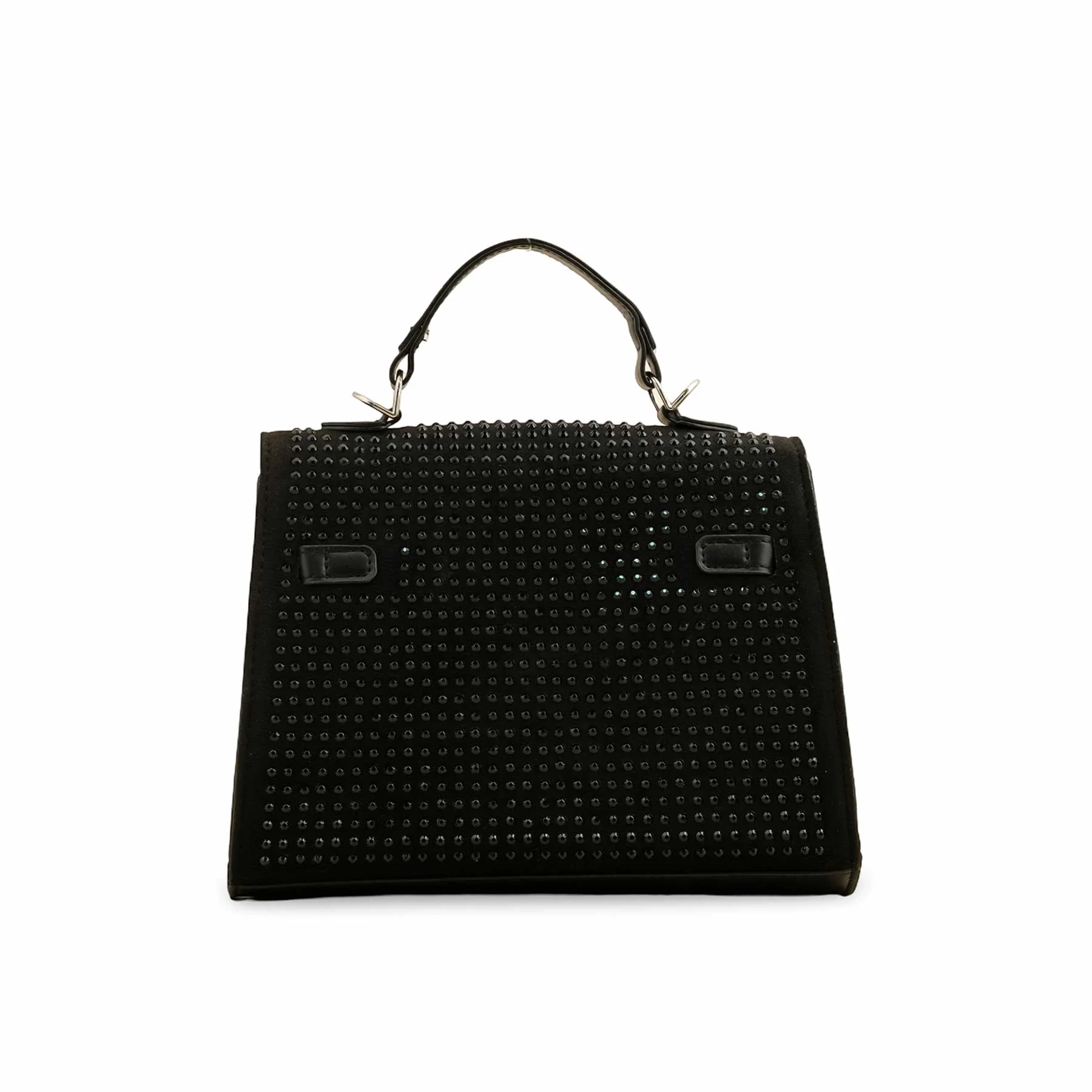 Black Fancy Hand Bag P36198 - Image 3