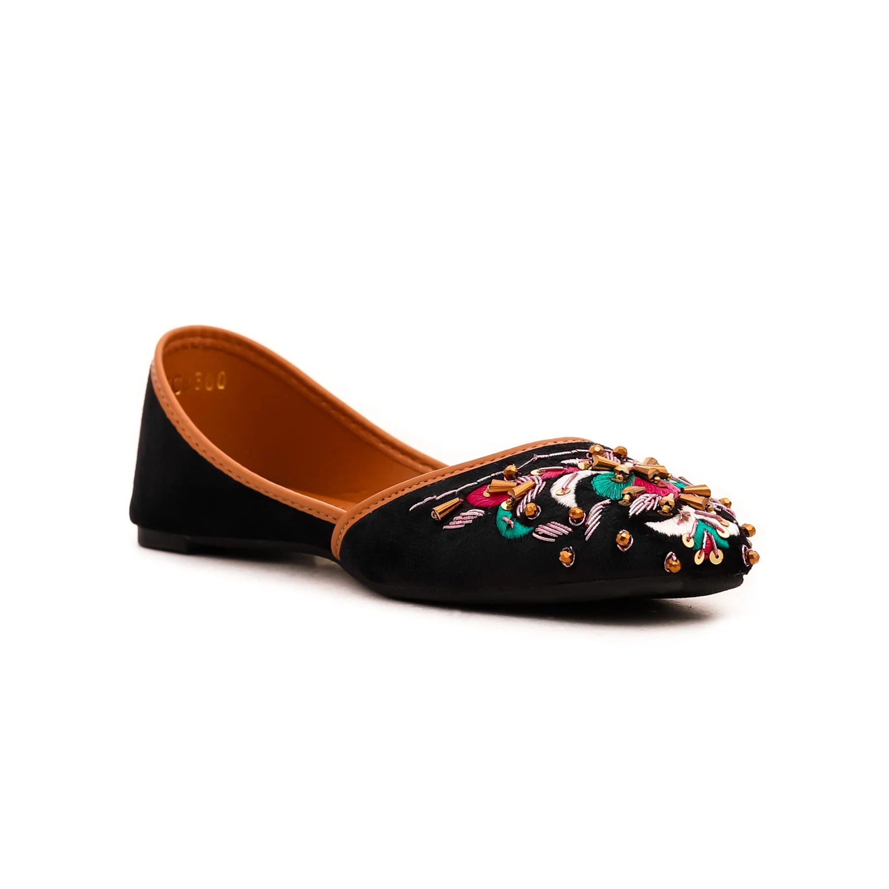 Black Fancy Khussa EC8360 - Image 2