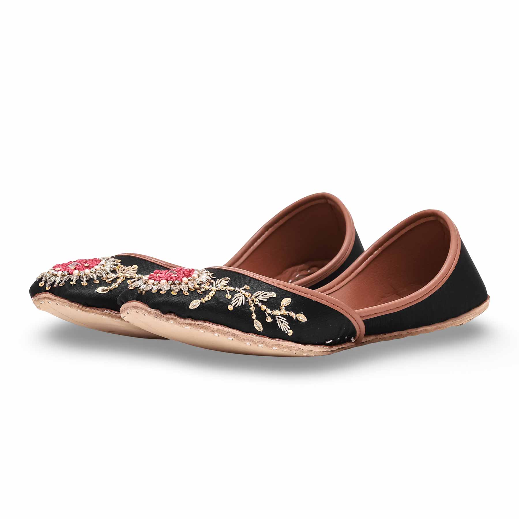 Black Fancy Khussa EC8411 - Image 3