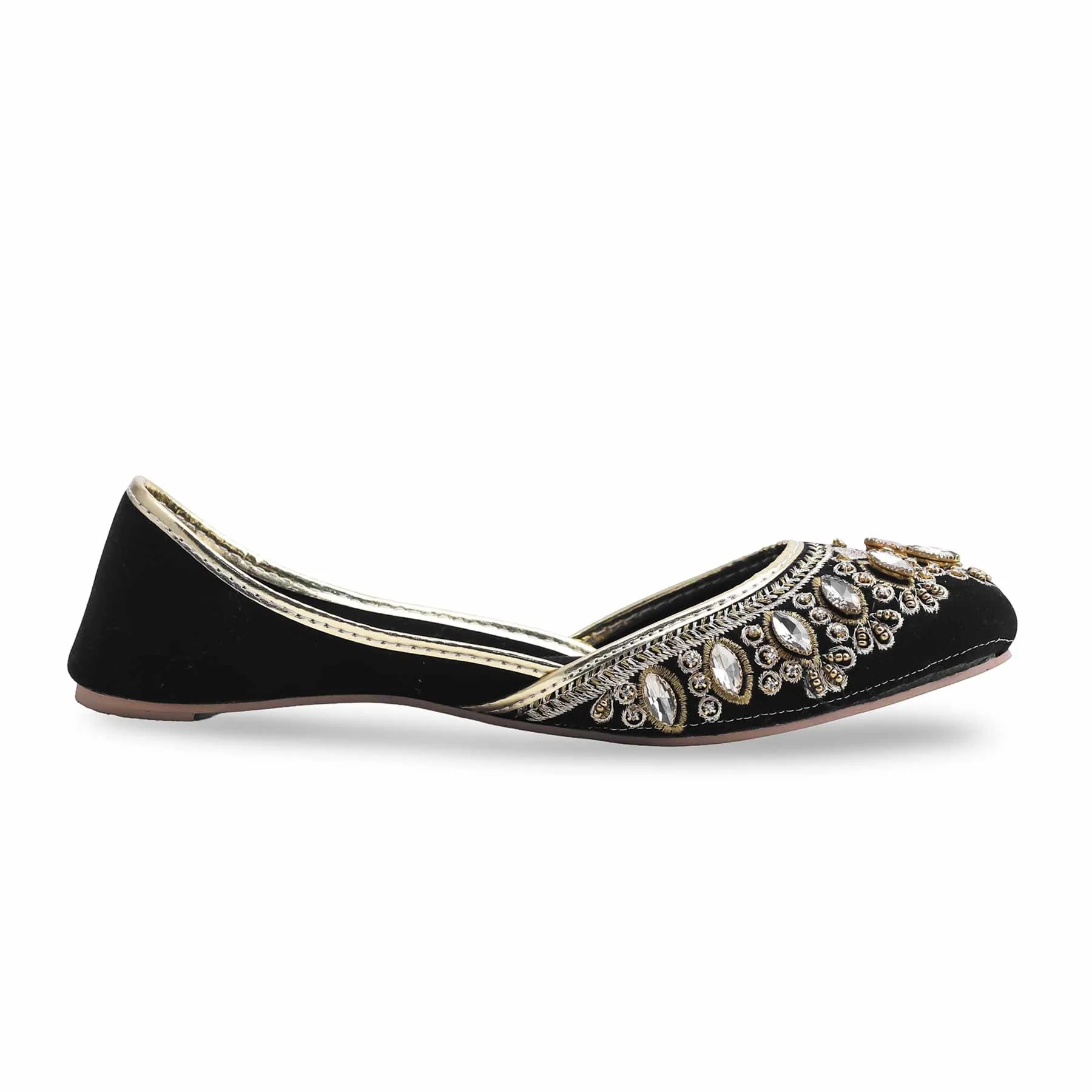 Black Fancy Khussa EC8513 - Image 2