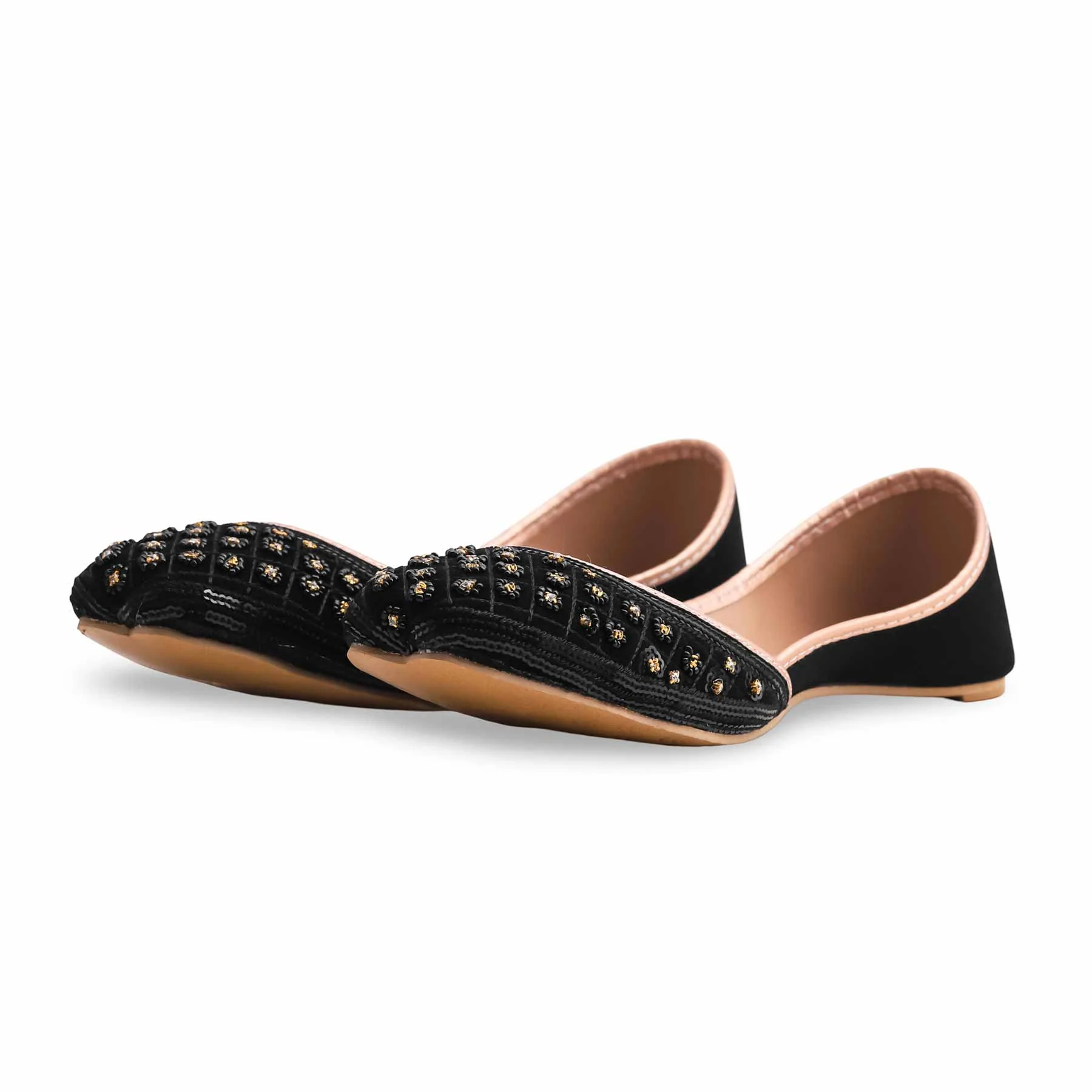 Black Fancy Khussa EC8514 - Image 3