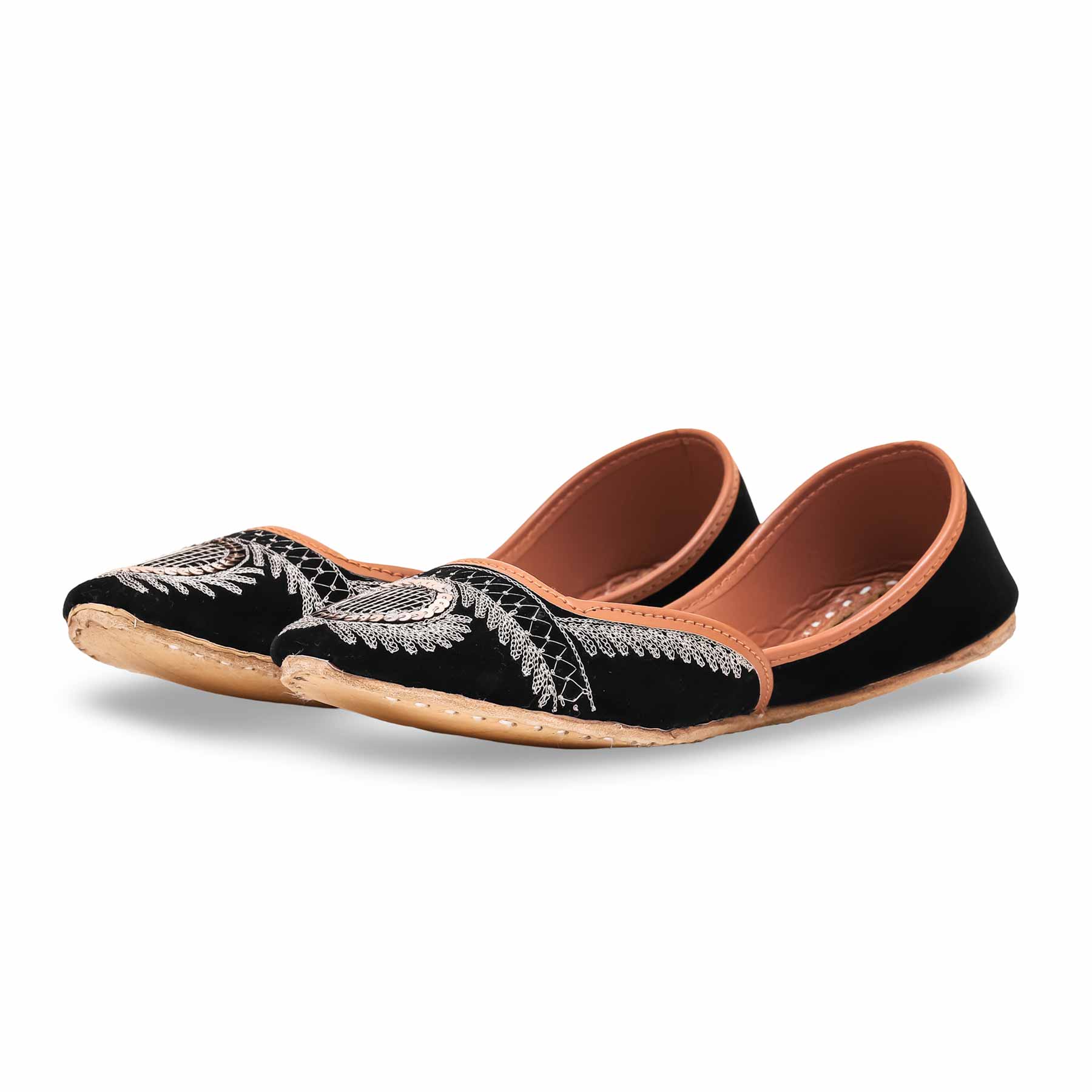 Black Fancy Khussa EC8535 - Image 3