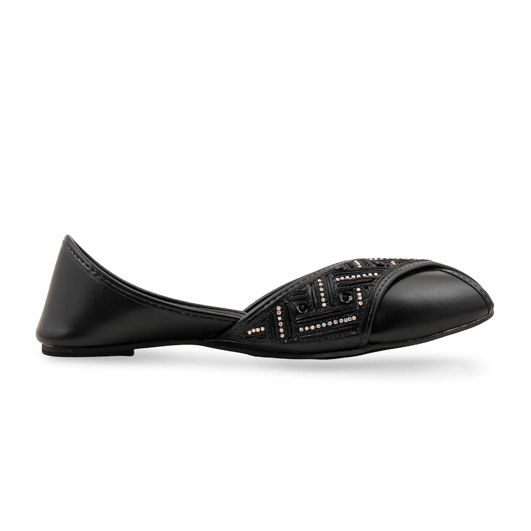Black Fancy Khussa EC8564 - Image 2