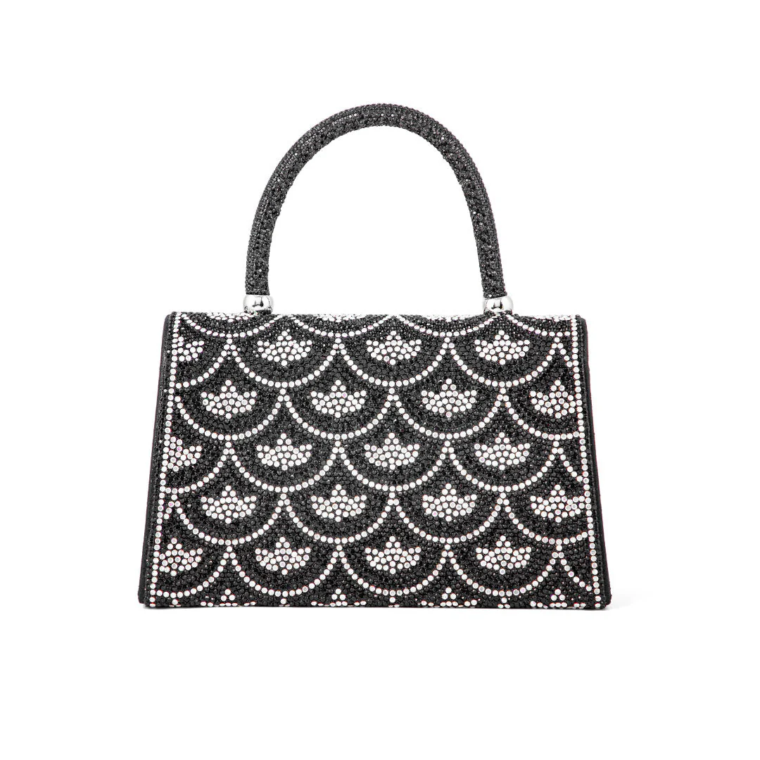 Black Fancy Shoulder Bag P24334 - Image 4