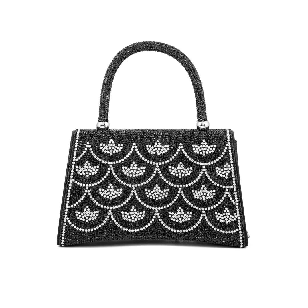 Black Fancy Shoulder Bag P24335 - Image 4