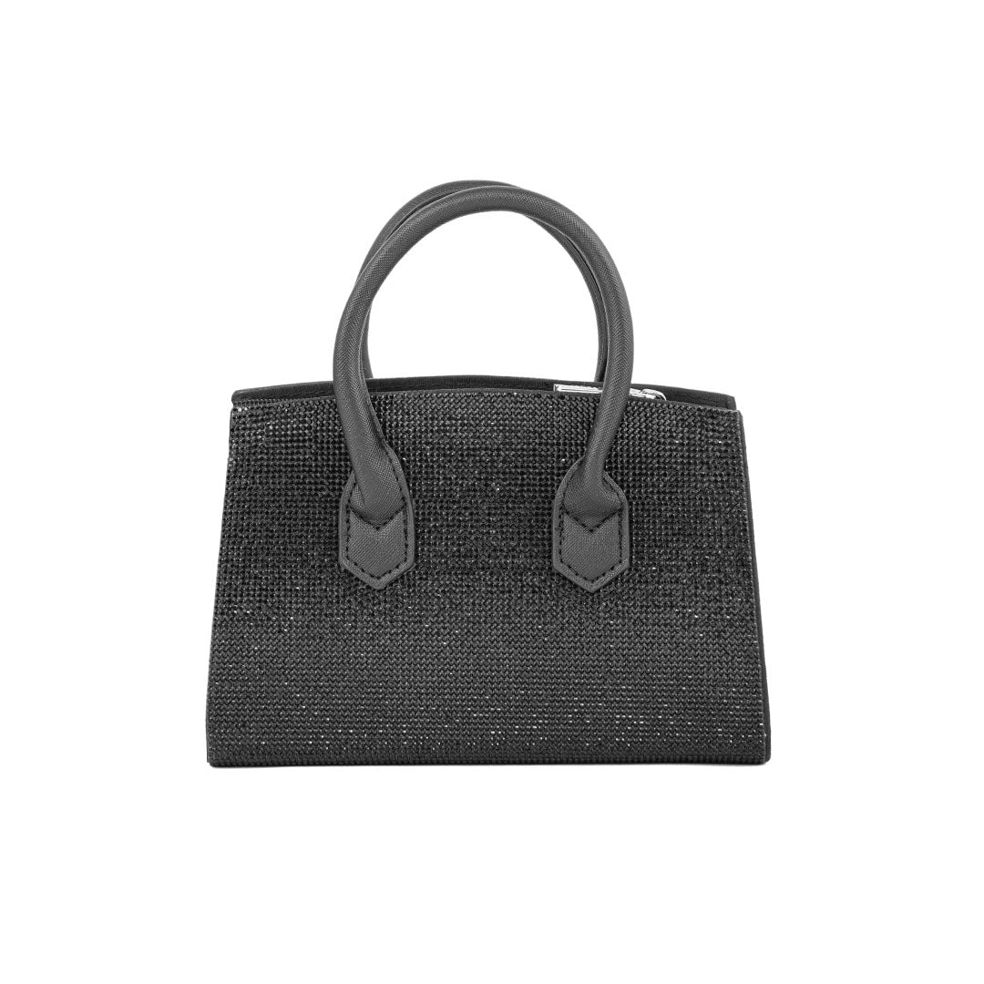 Black Fancy Shoulder Bag P24337 - Image 4