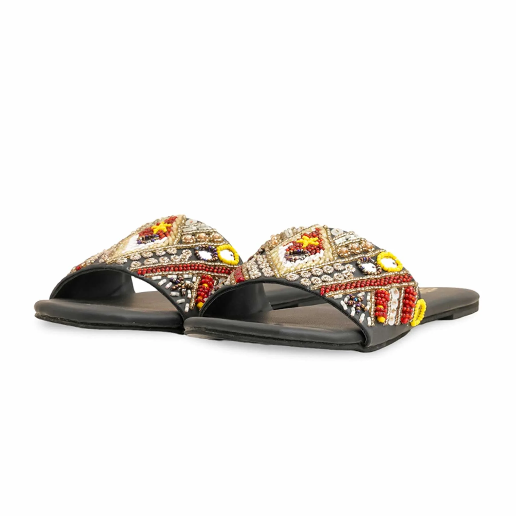 Black Fancy Slipper EC0216 - Image 3