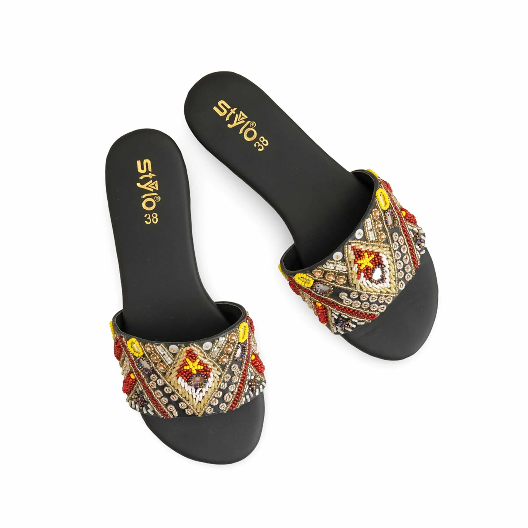 Black Fancy Slipper EC0216 - Image 5