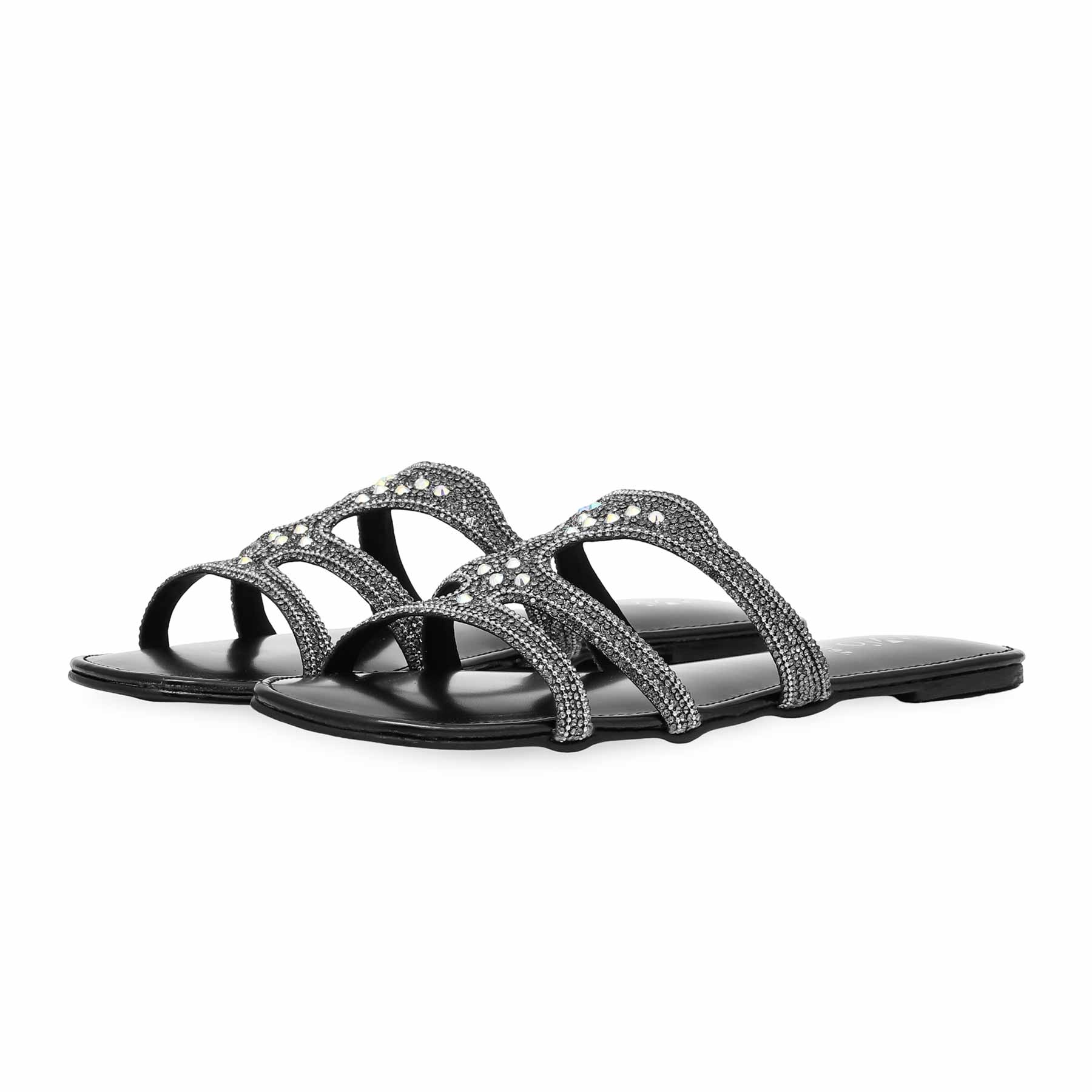 Black Fancy Slipper FN7797 - Image 2