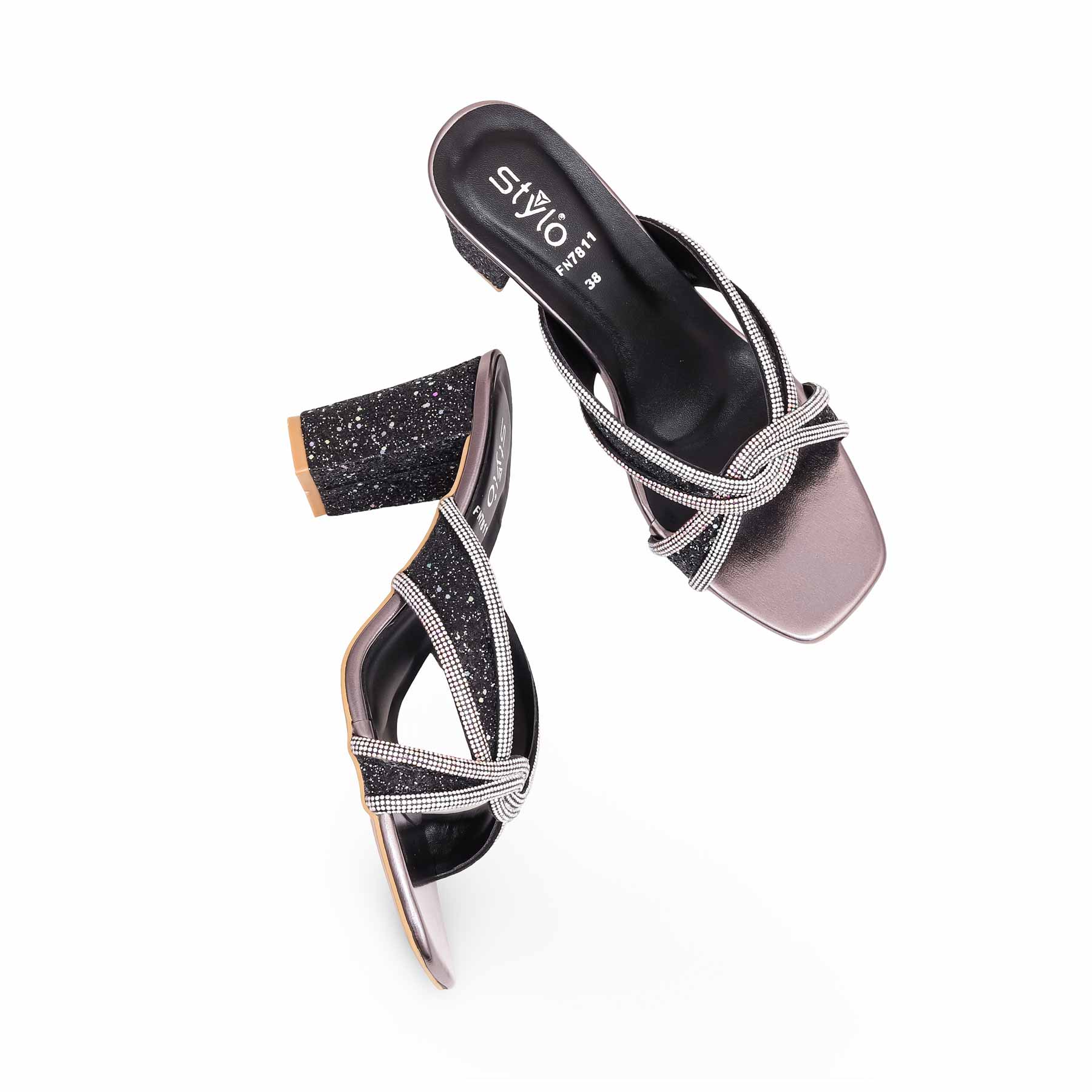 Black Fancy Slipper FN7811 - Image 5