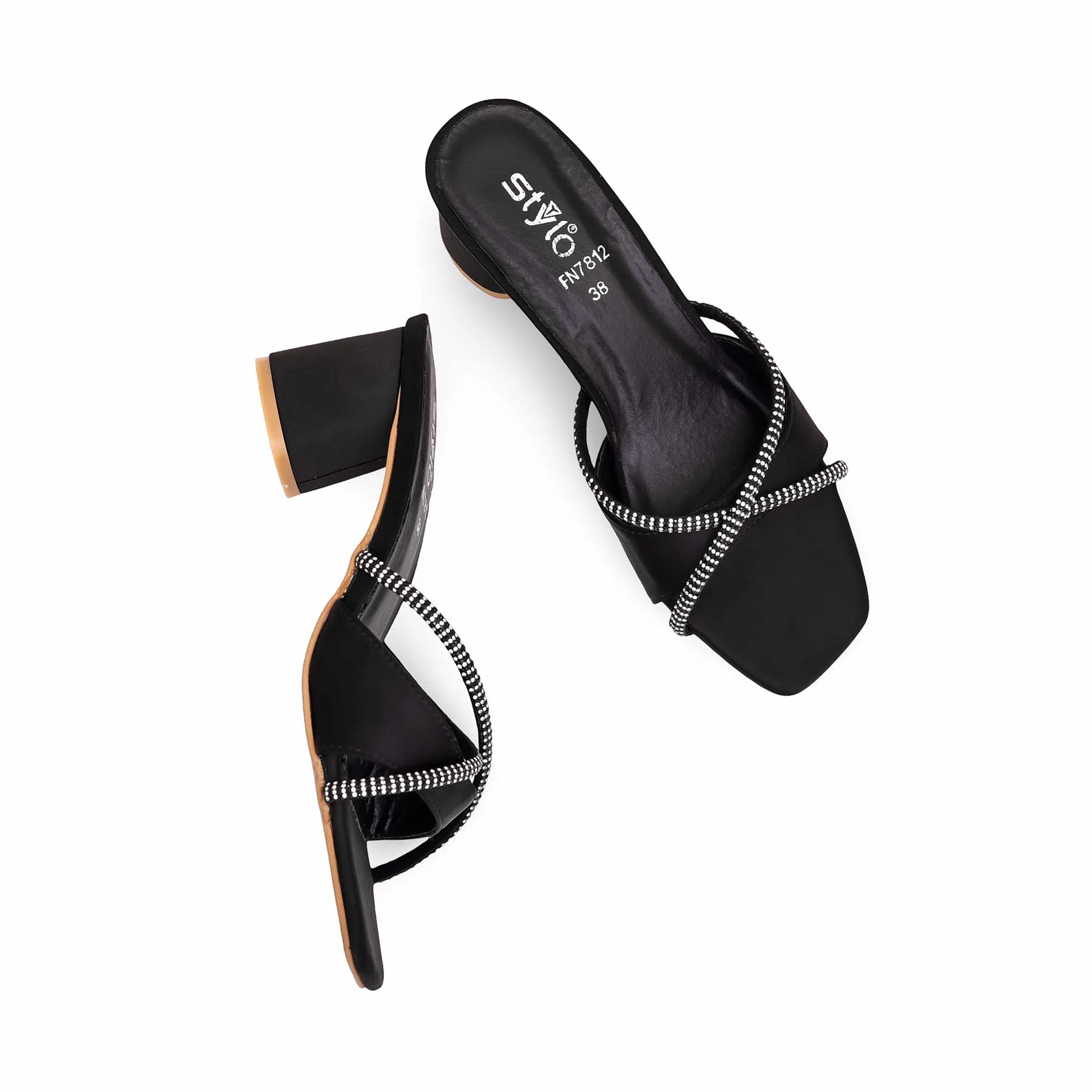 Black Fancy Slipper FN7812 - Image 4
