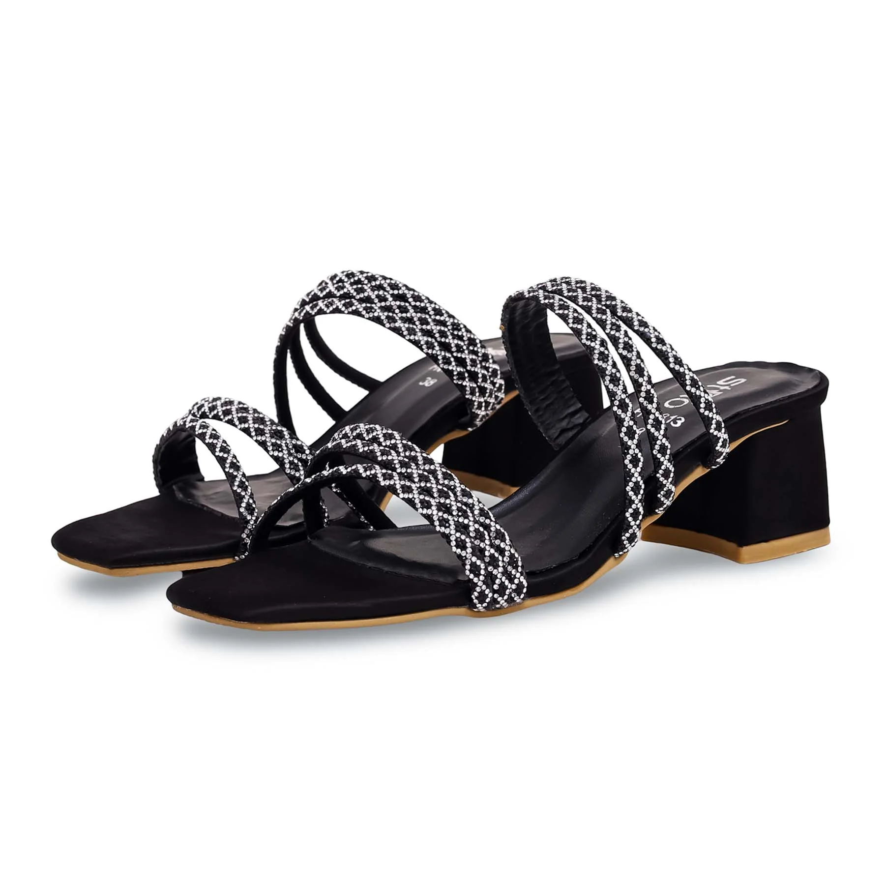 Black Fancy Slipper FN7813 - Image 3