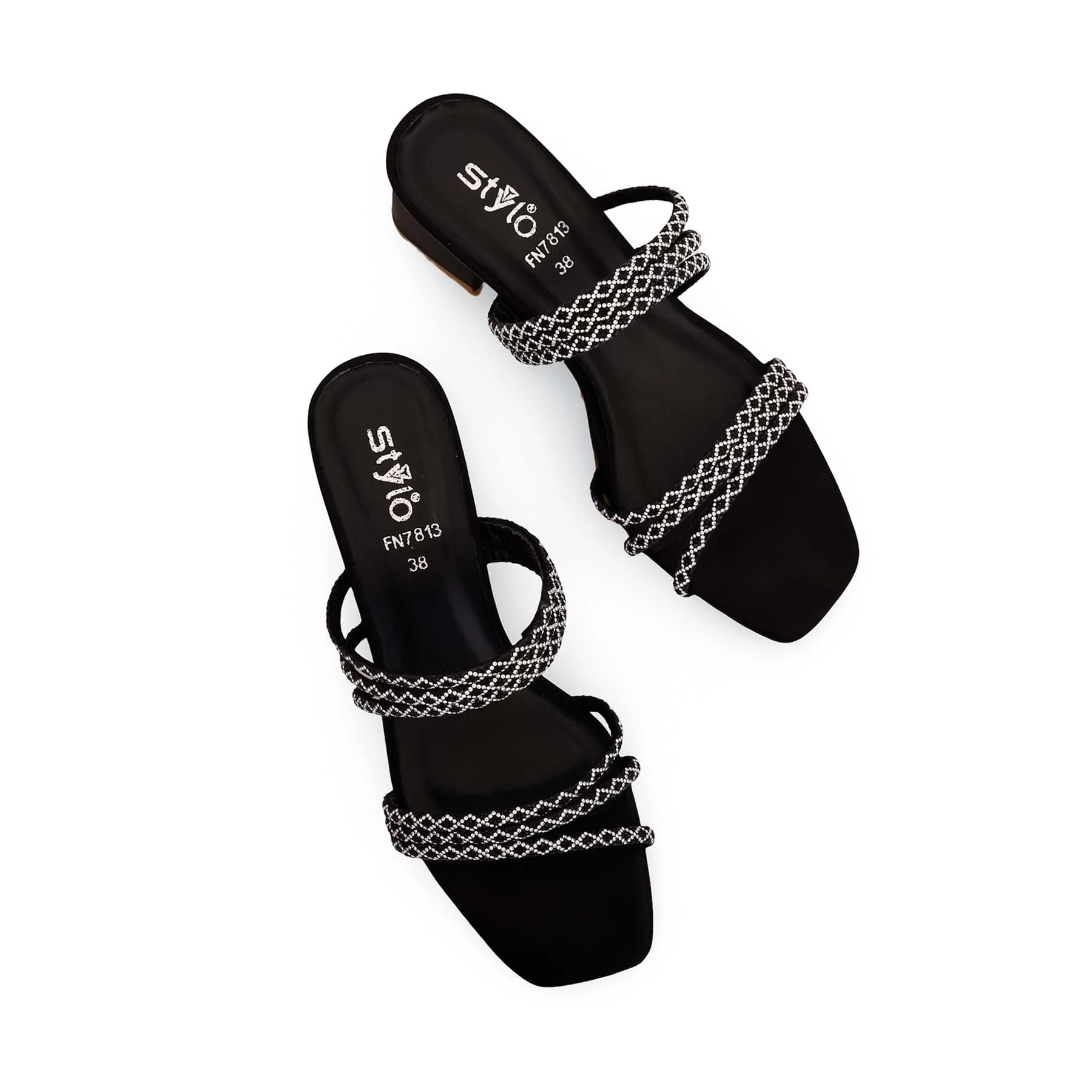 Black Fancy Slipper FN7813 - Image 5