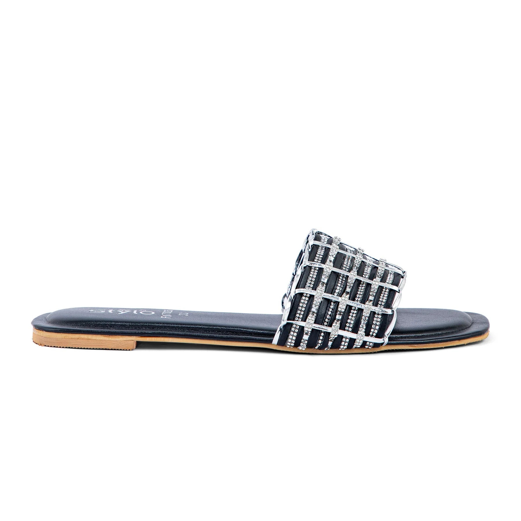 Black Fancy Slipper FN7825 - Image 2