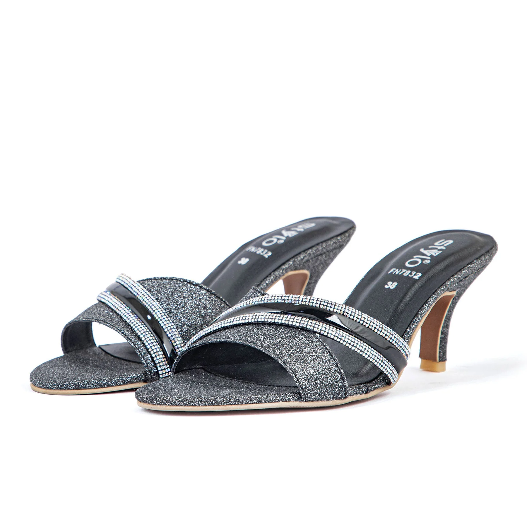 Black Fancy Slipper FN7832 - Image 3