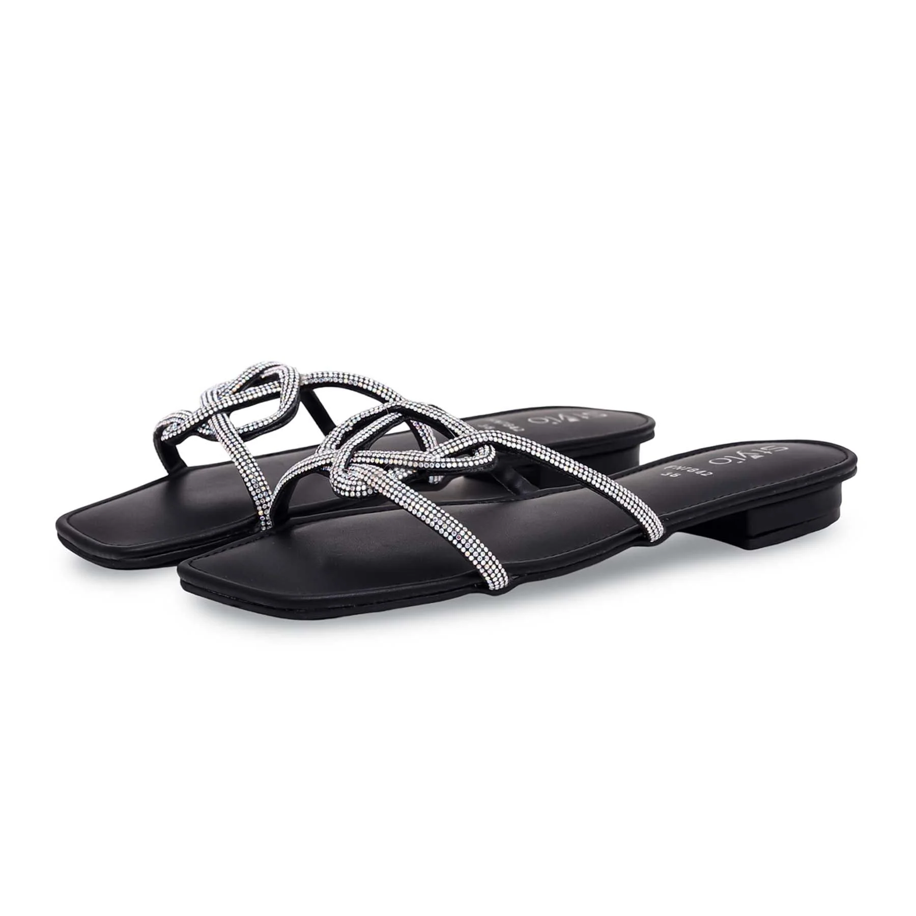 Black Fancy Slipper FN7842 - Image 2