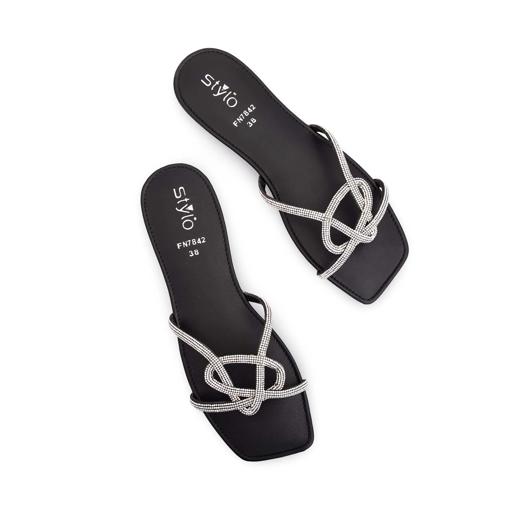 Black Fancy Slipper FN7842 - Image 4