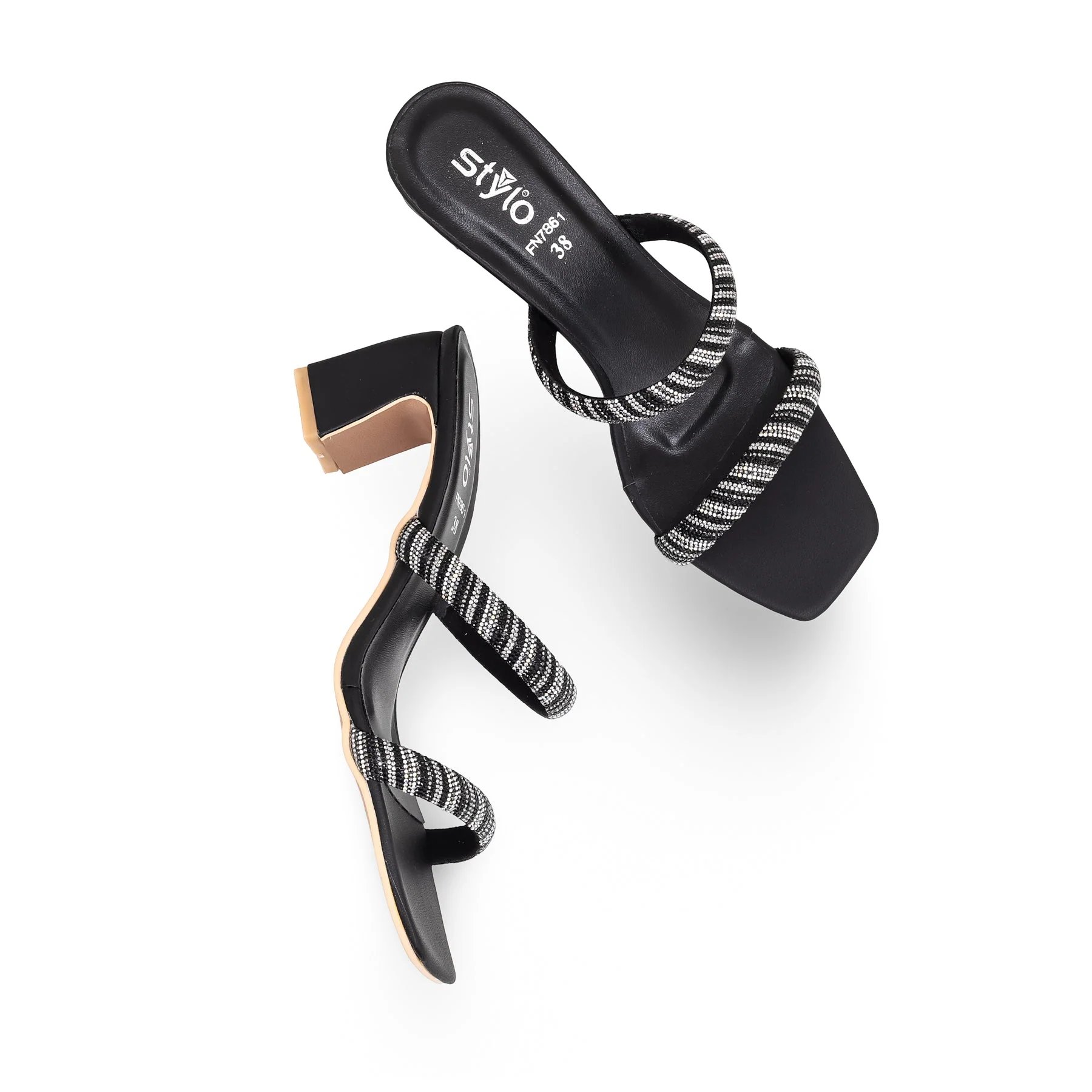 Women's Black Fancy Slipper FN7861 - Image 5