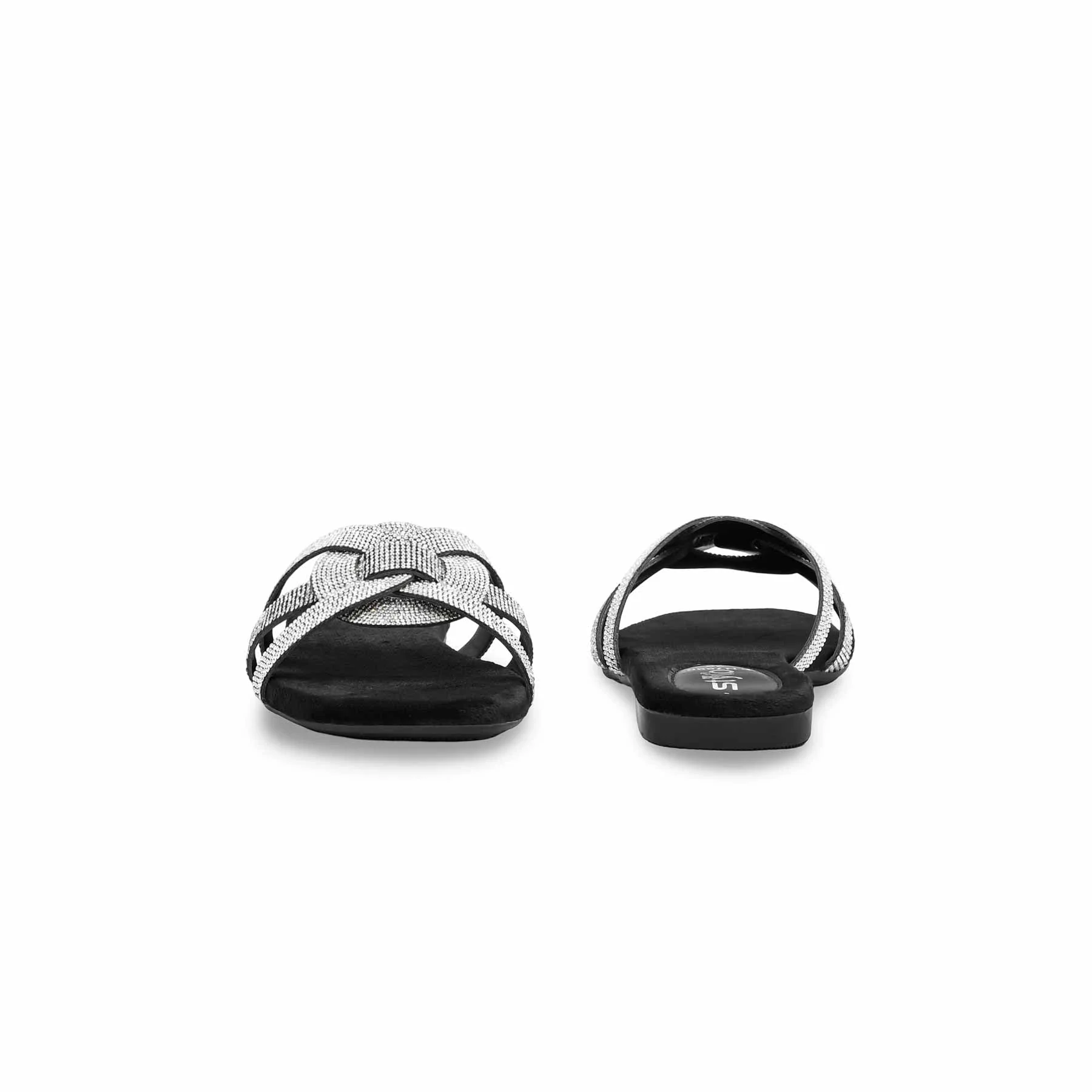 Black Fancy Slipper FN7880 - Image 4