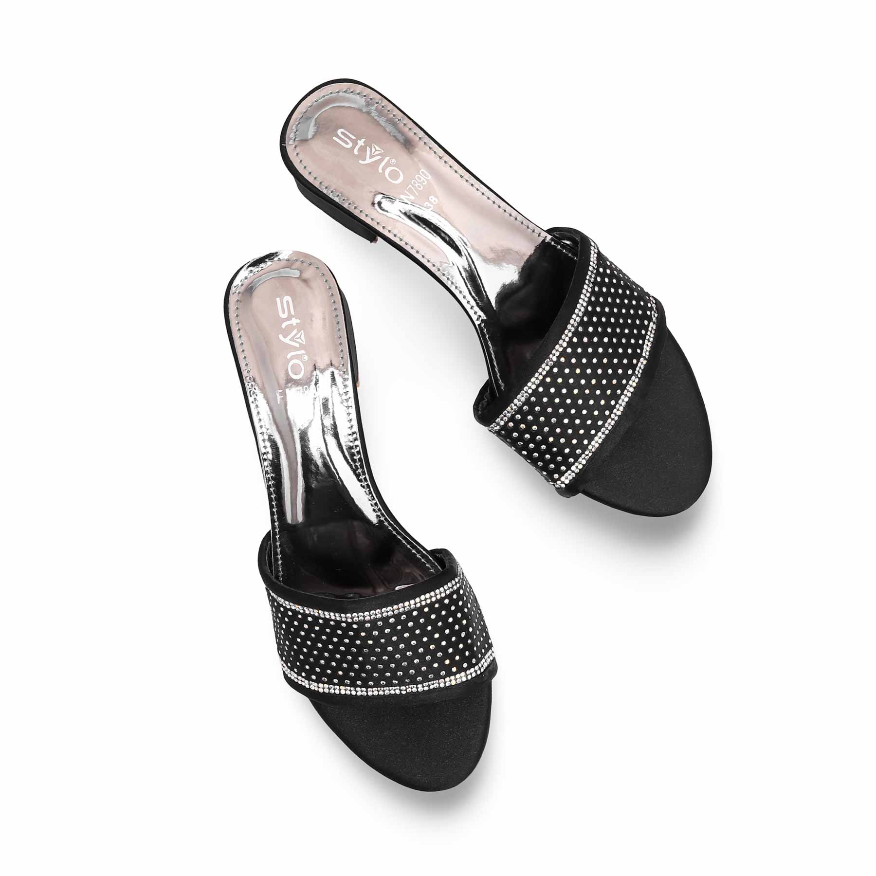 Black Fancy Slipper FN7890 - Image 5