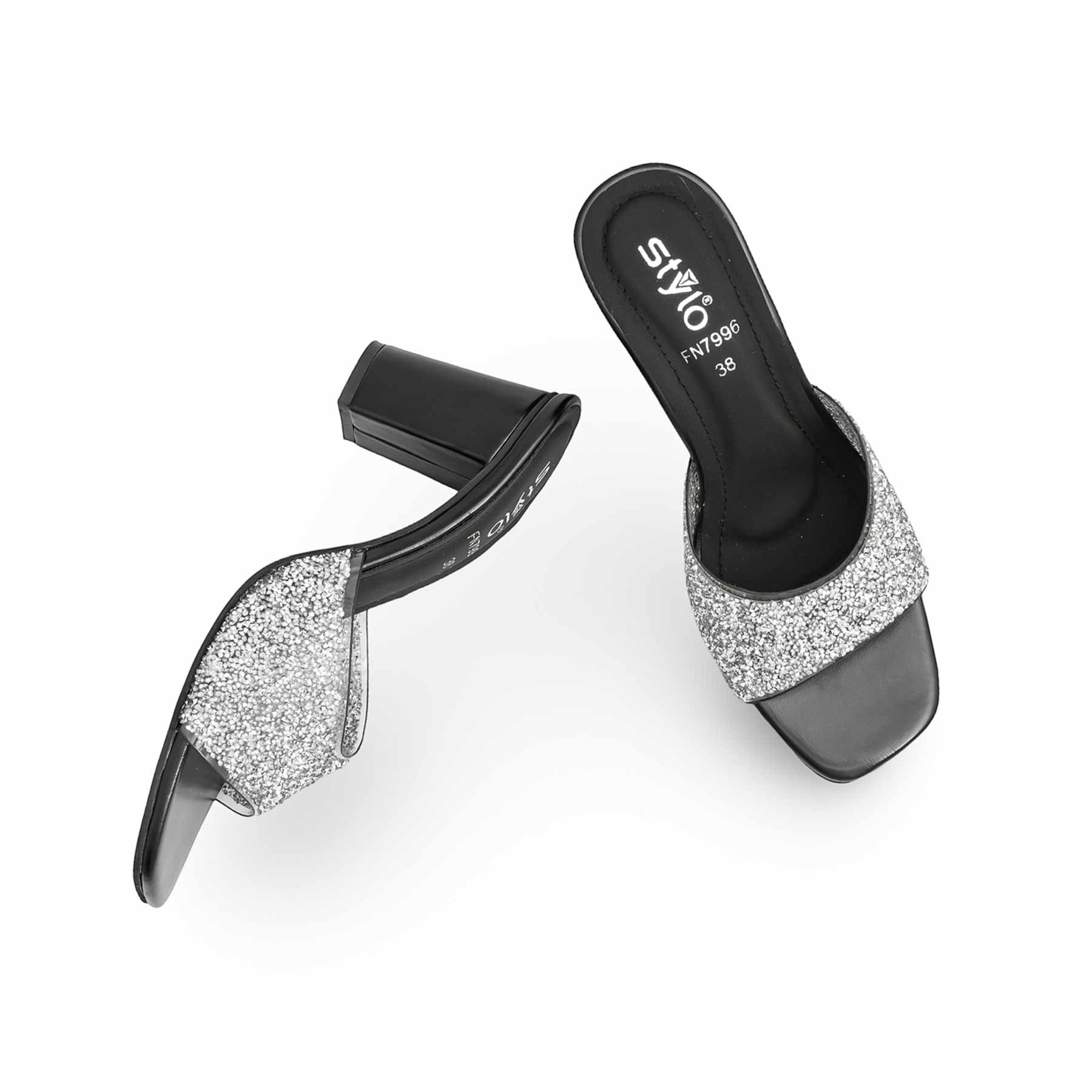 Black Fancy Slipper FN7996 - Image 5