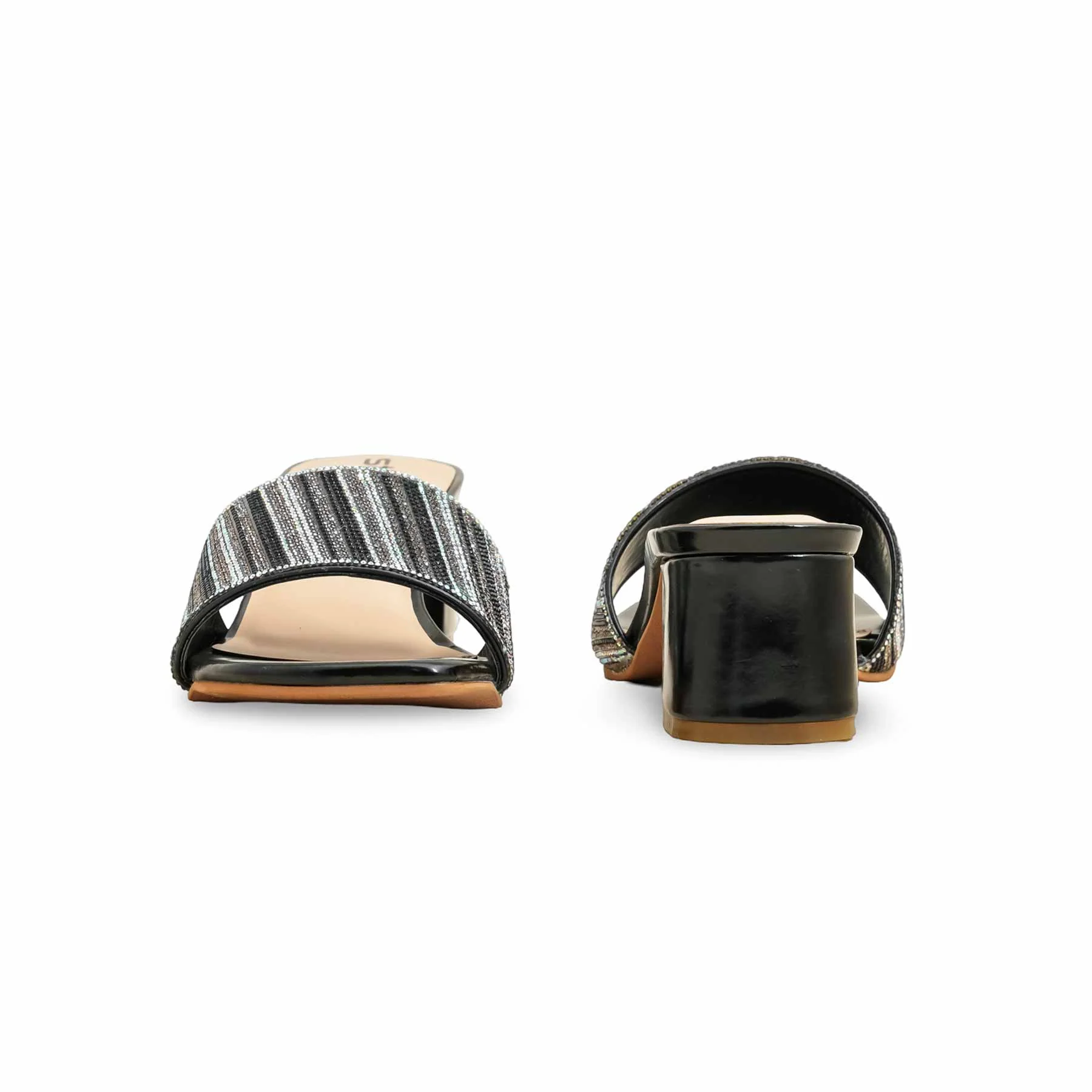 Black Fancy Slipper FN8000 - Image 4
