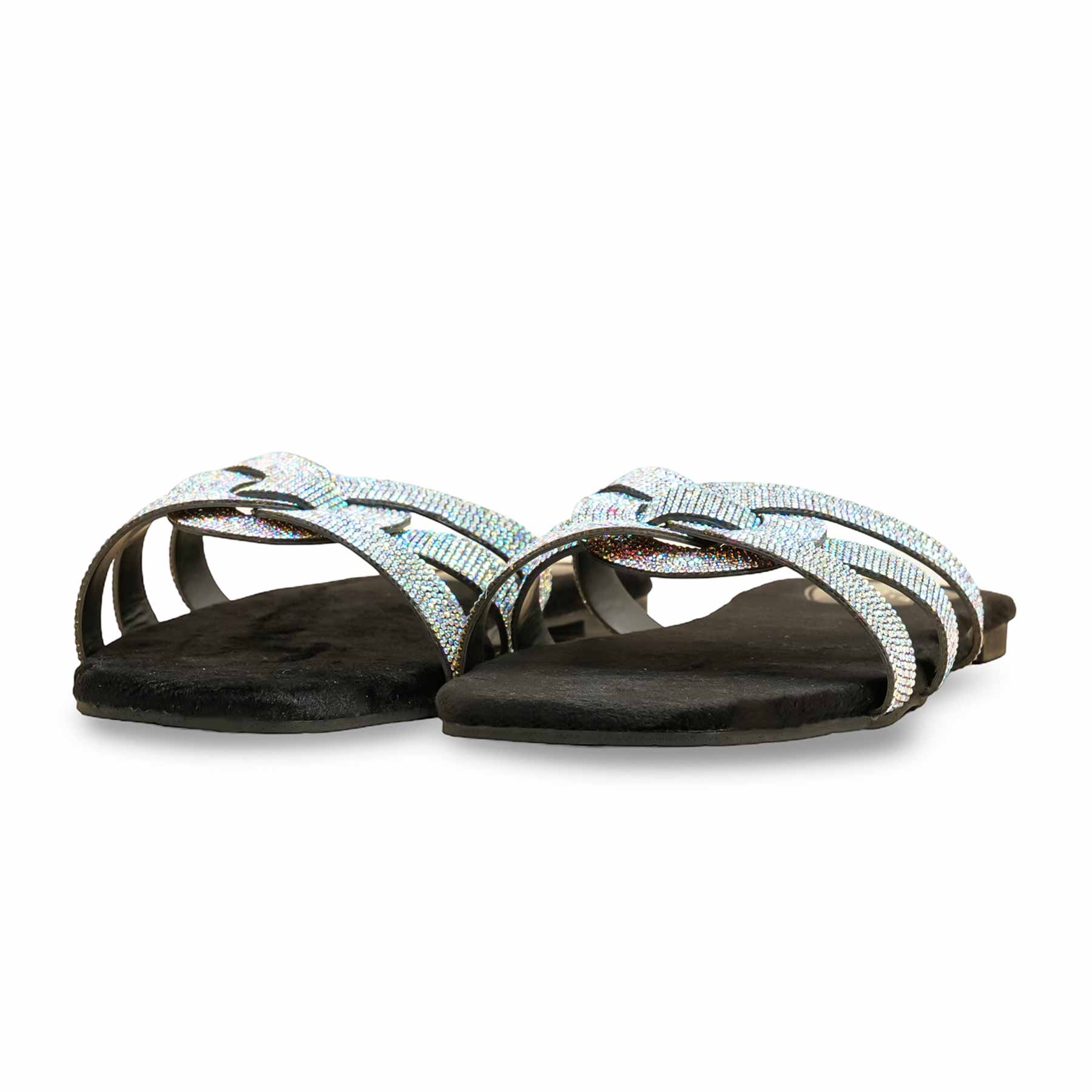 Black Fancy Slipper LFN715 - Image 3
