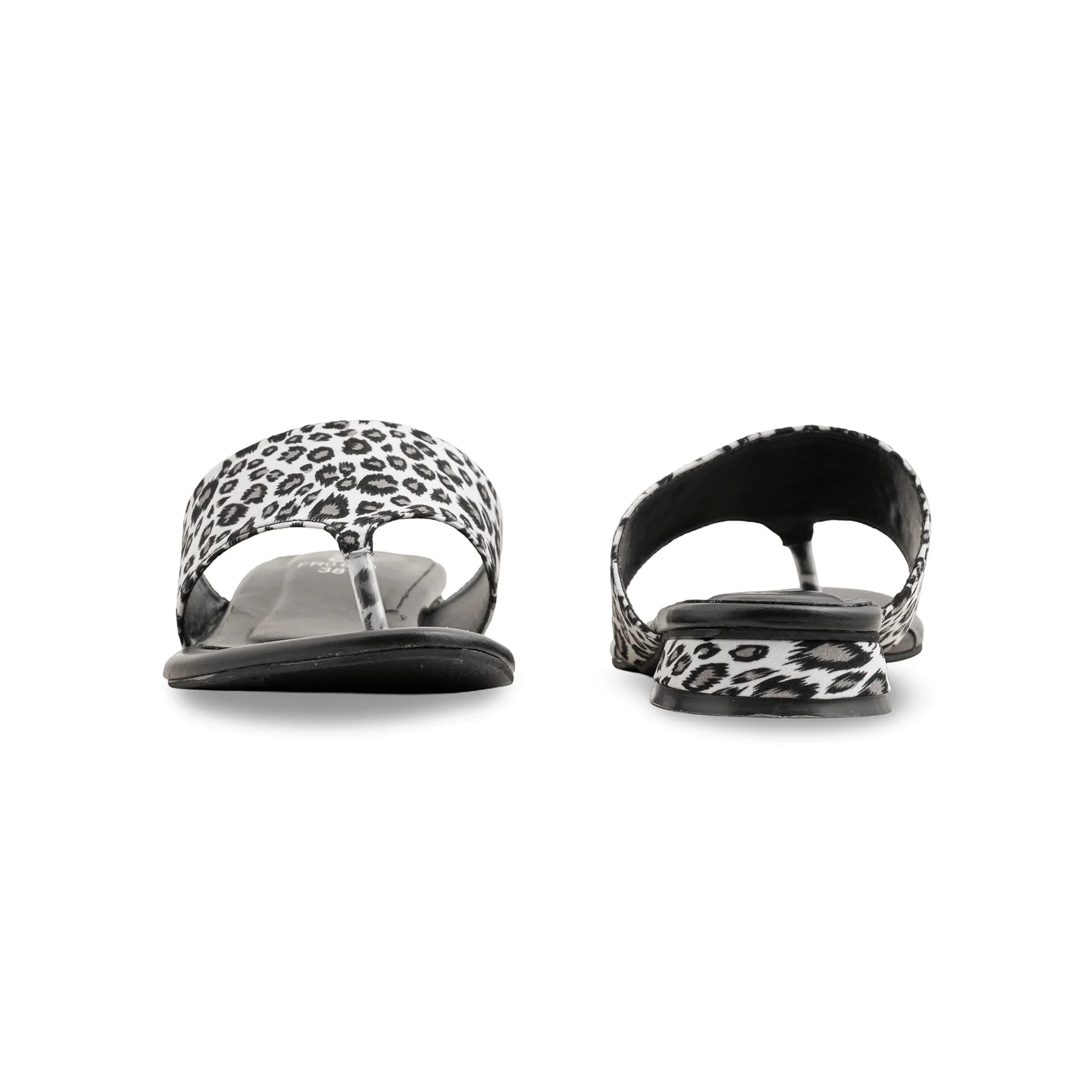 Black Formal Chappal For Women FR0570 - Image 4