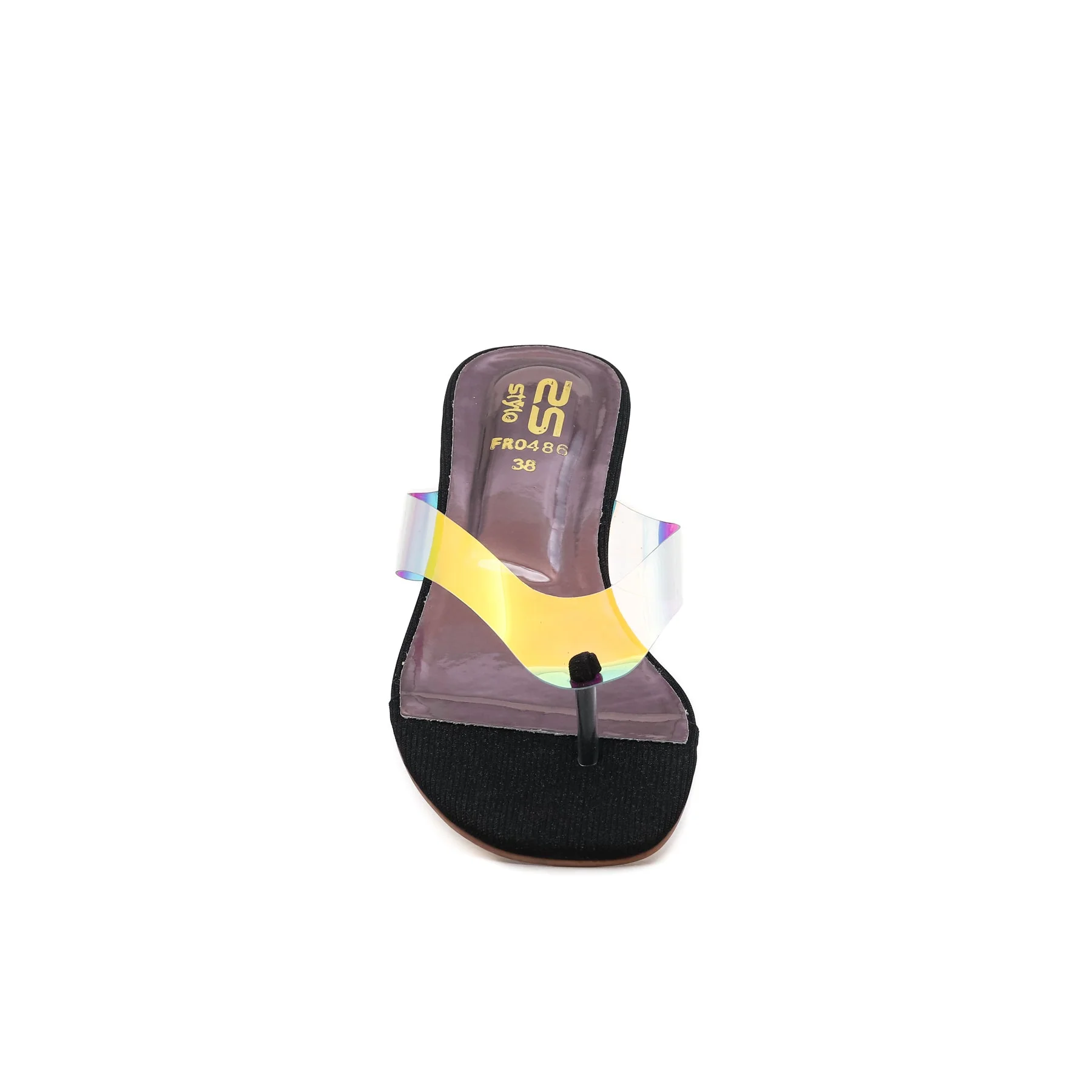 Black Formal Chappal FR0486 - Image 3